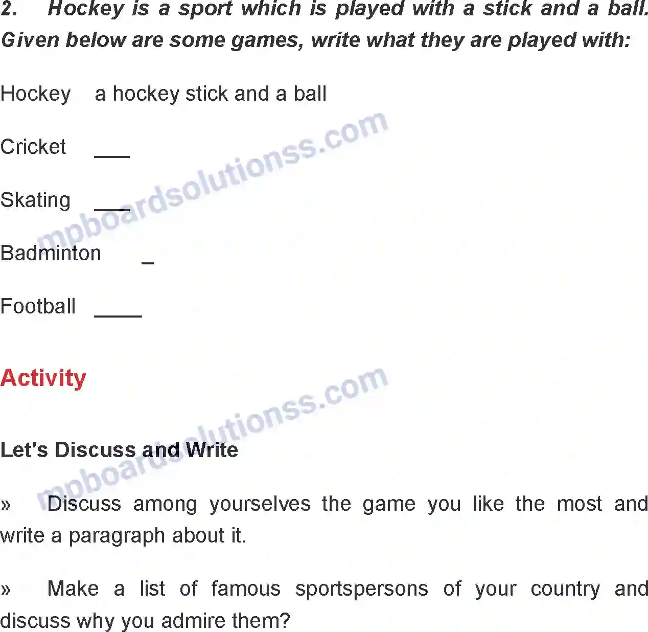 MP Board Book for Class 8 English Play Things Image 4