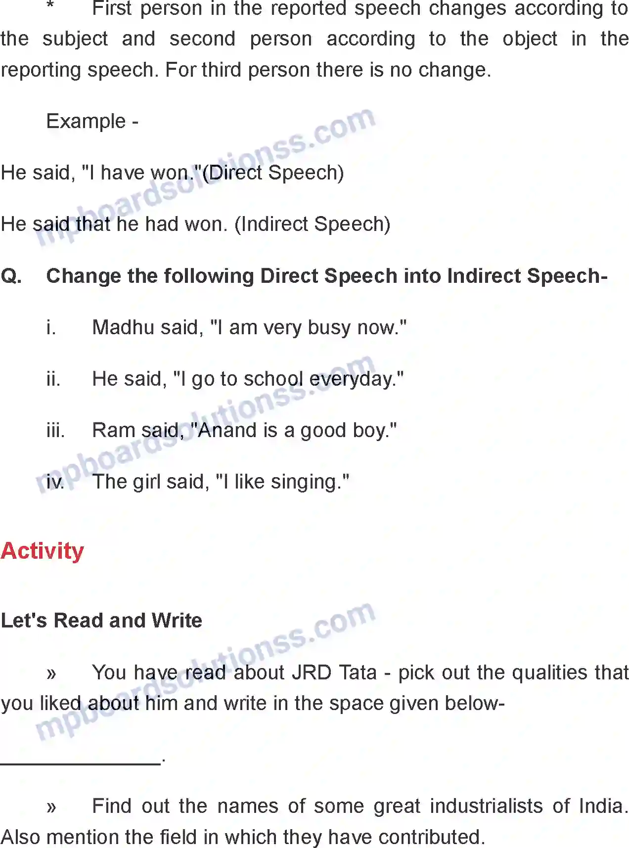 MP Board Book for Class 8 English The Man Who Gave India Wings Image 6