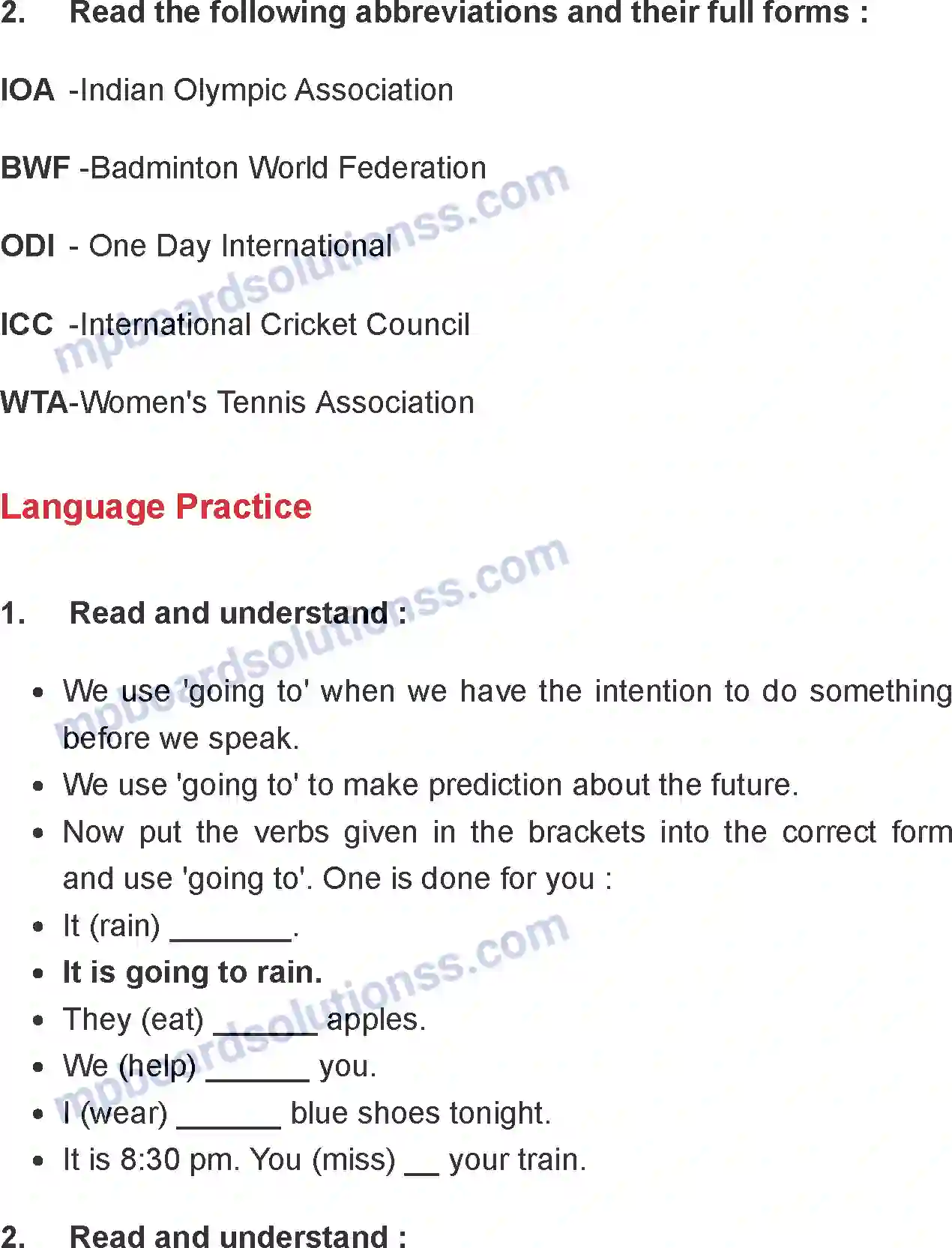 MP Board Book for Class 8 English The Glorious Sportswomen Of India Image 7