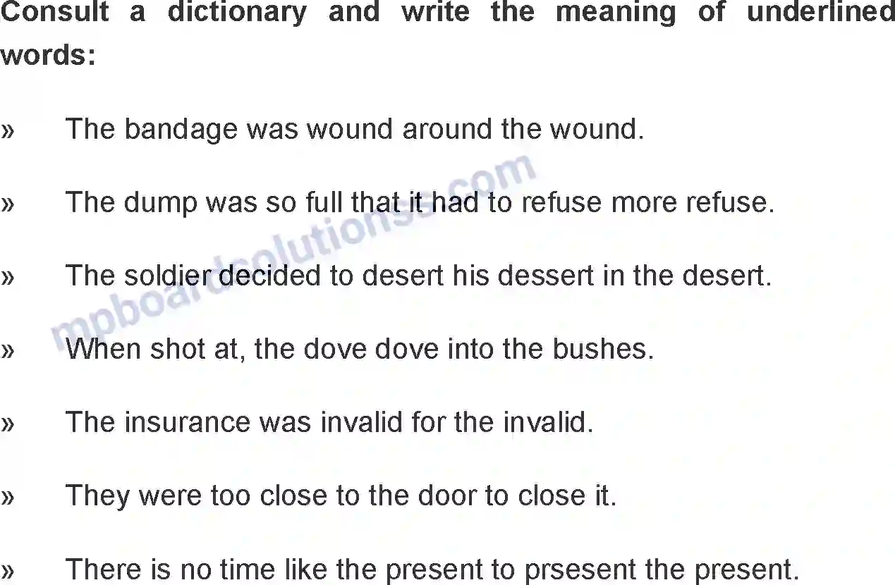 MP Board Book for Class 8 English The School Boy Image 6