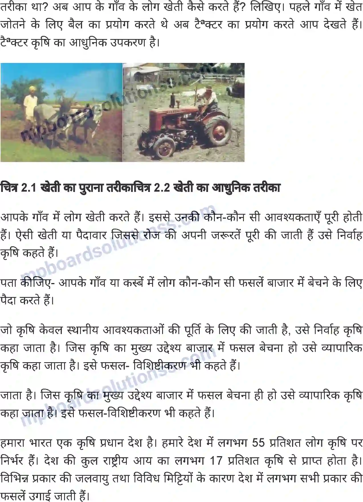 MP Board Book for Class 8 Social Science भारत - कृषि एवं सिंचाई Image 2
