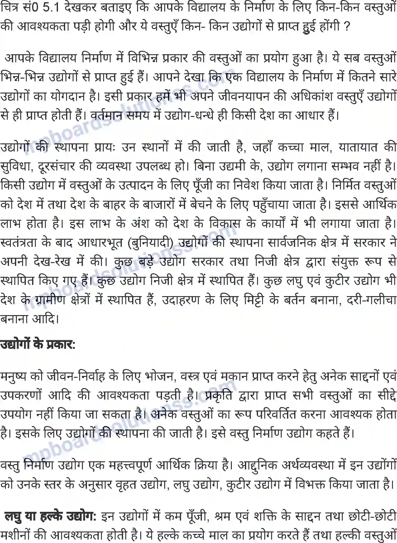 MP Board Book for Class 8 Social Science भारत - उद्योग-धन्धे Image 2