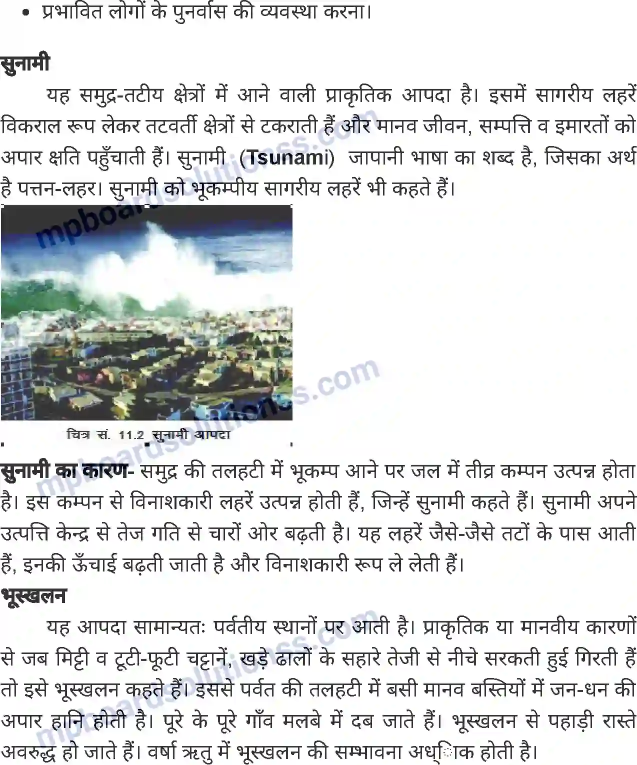 MP Board Book for Class 8 Social Science आपदा एवं आपदा प्रबंधन Image 4
