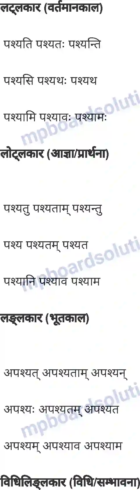 MP Board Book for Class 8 Hindi अनिवार्य संस्कृत Image 54