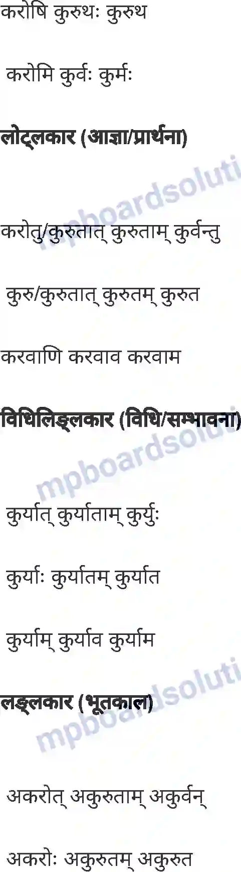 MP Board Book for Class 8 Hindi अनिवार्य संस्कृत Image 61