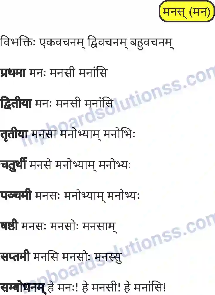 MP Board Book for Class 8 Sanskrit व्याकरण Image 13