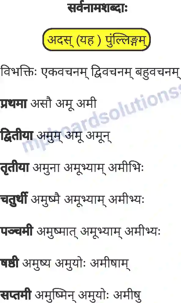 MP Board Book for Class 8 Sanskrit व्याकरण Image 16