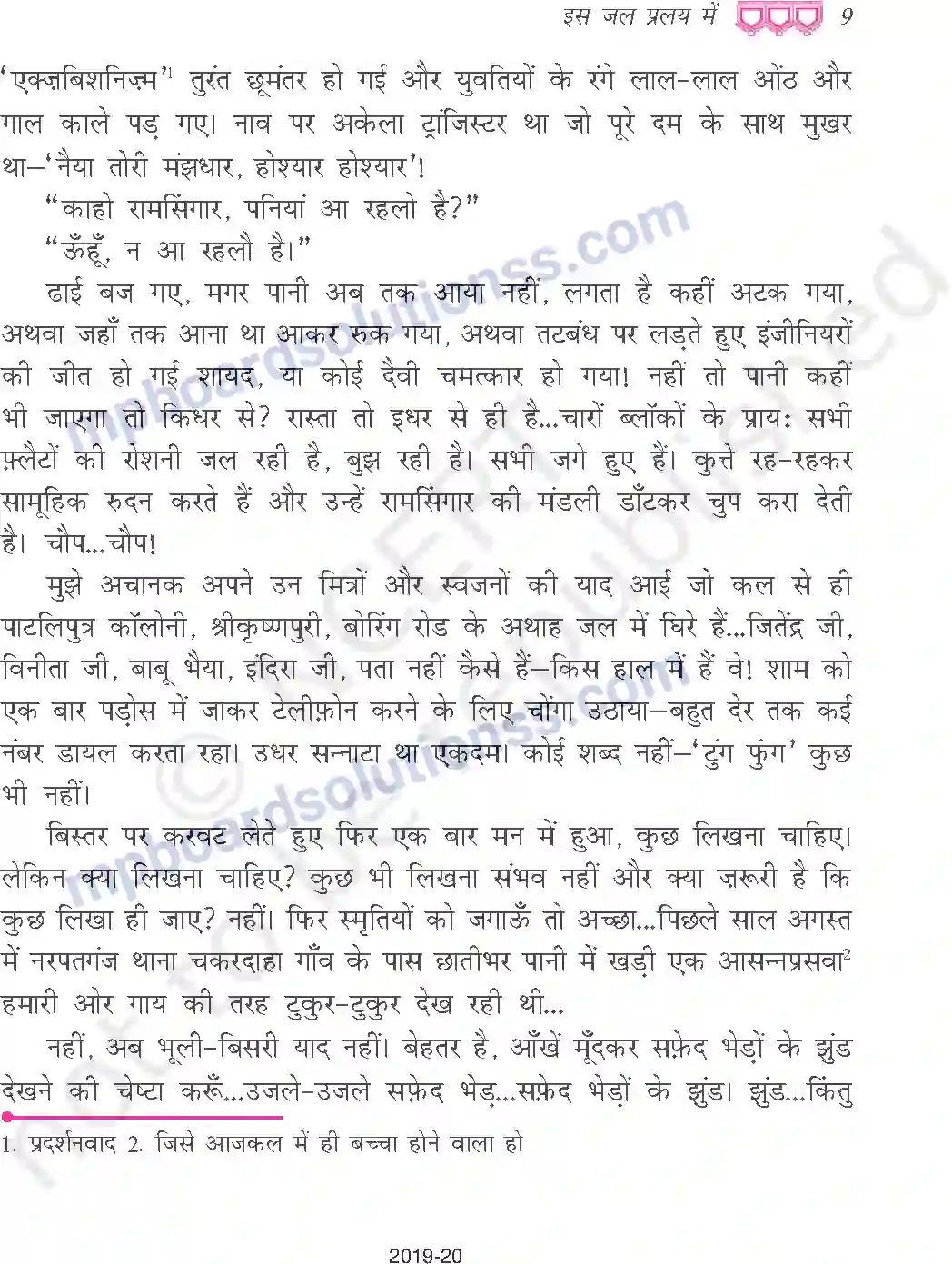 MP Board Book for Class 9 Hindi इस जल प्रलय में Image 9