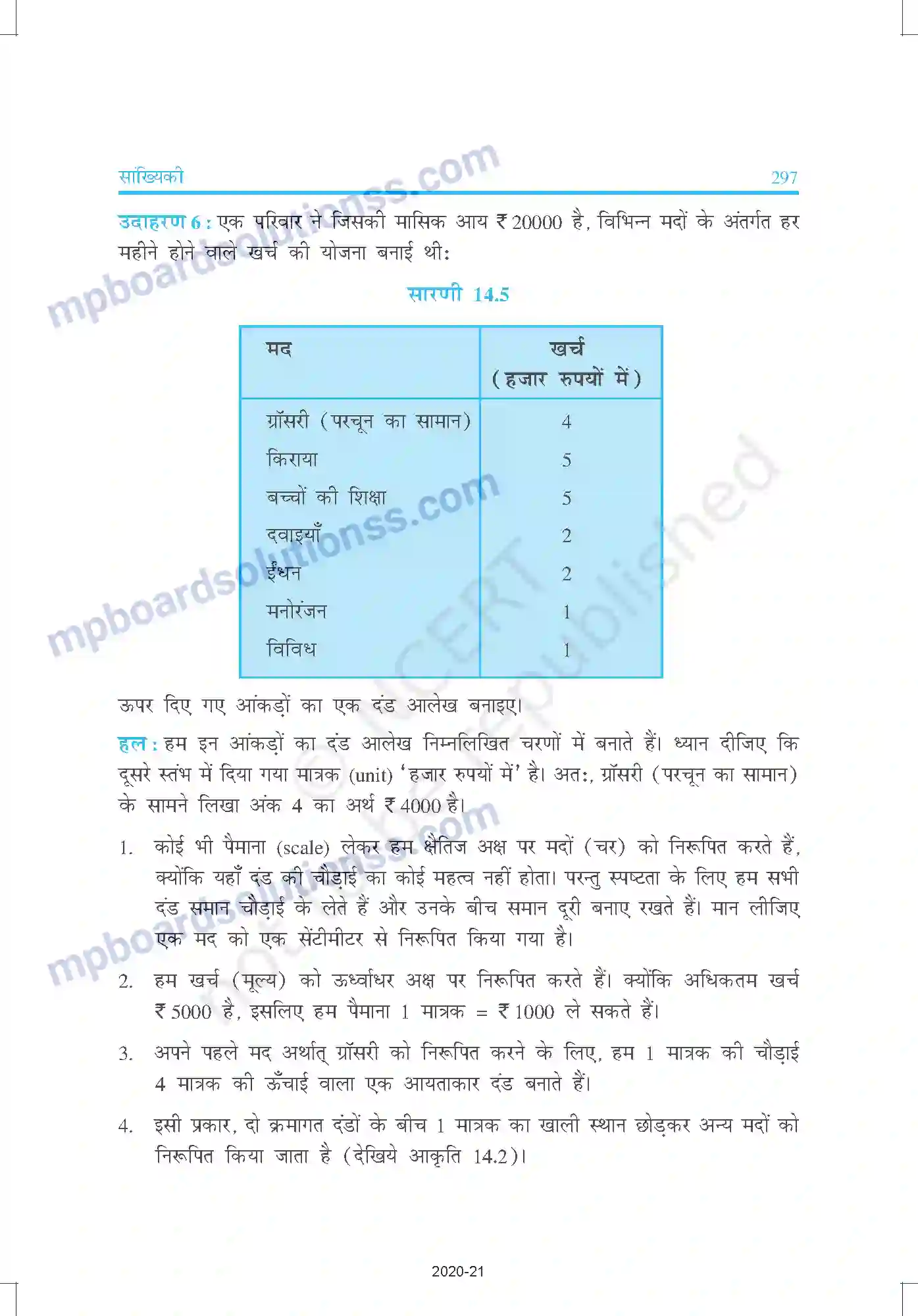 MP Board Book for Class 9 Mathematics साख्यिकी Image 13
