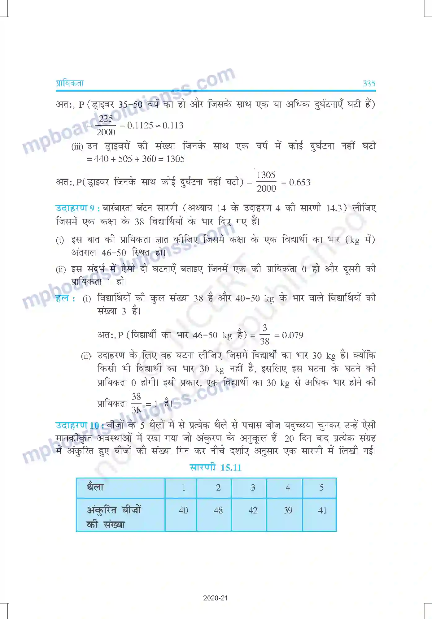 MP Board Book for Class 9 Mathematics प्रायिकता Image 14
