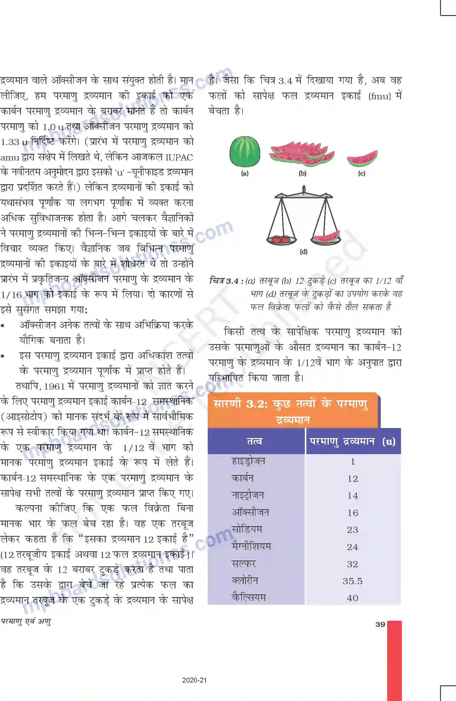 MP Board Book for Class 9 Science परमाणु एवं अणु Image 6