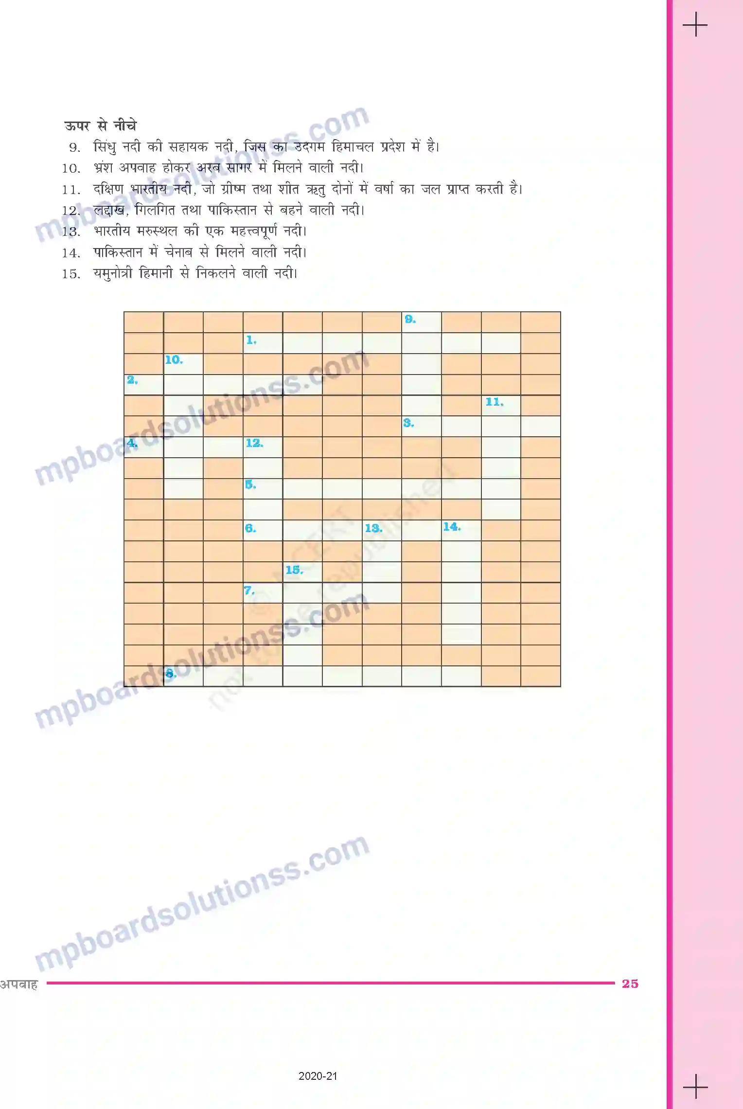 MP Board Book for Class 9 Social Science अपवाह Image 10