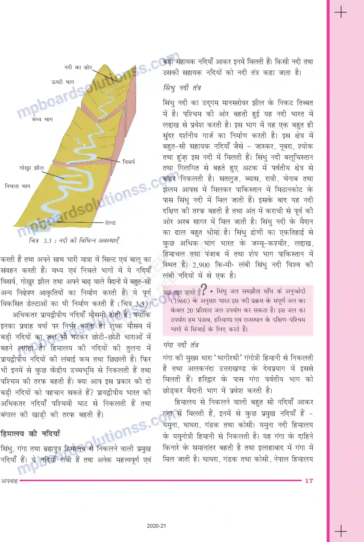 MP Board Book for Class 9 Social Science अपवाह Image 2