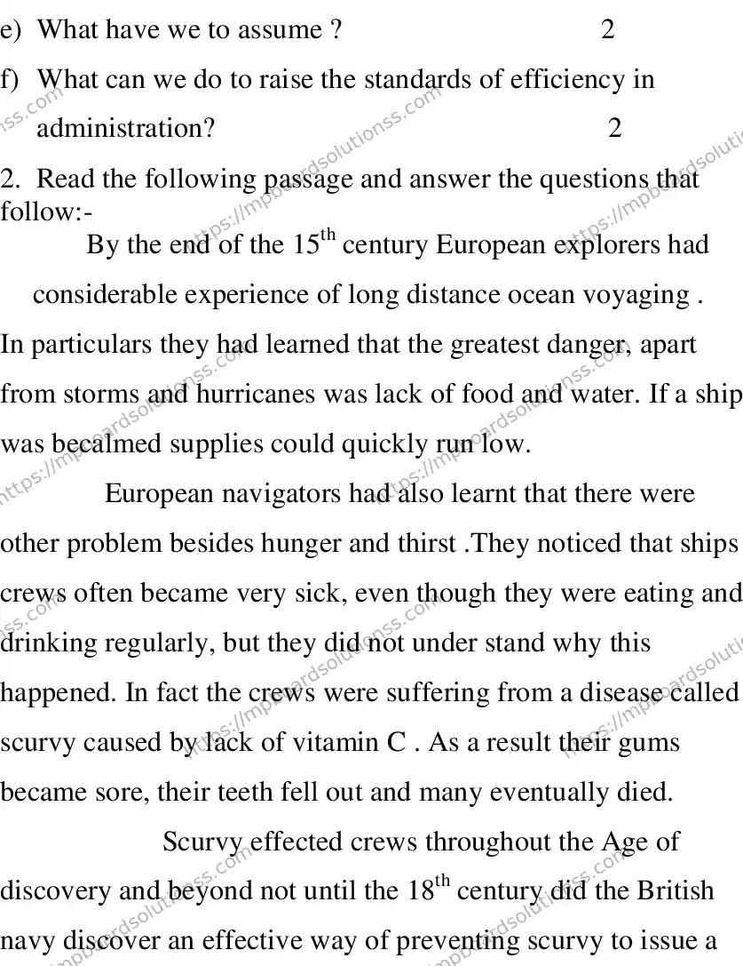 MP Board CLASS 10 ENGLISH-SPECIAL-LANGUAGE-SET-1-3 2013 Sample Paper Image 3