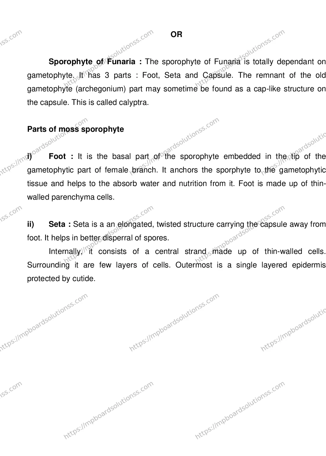 MP Board CLASS 11 BIOLOGY 2018 Sample Paper Image 58