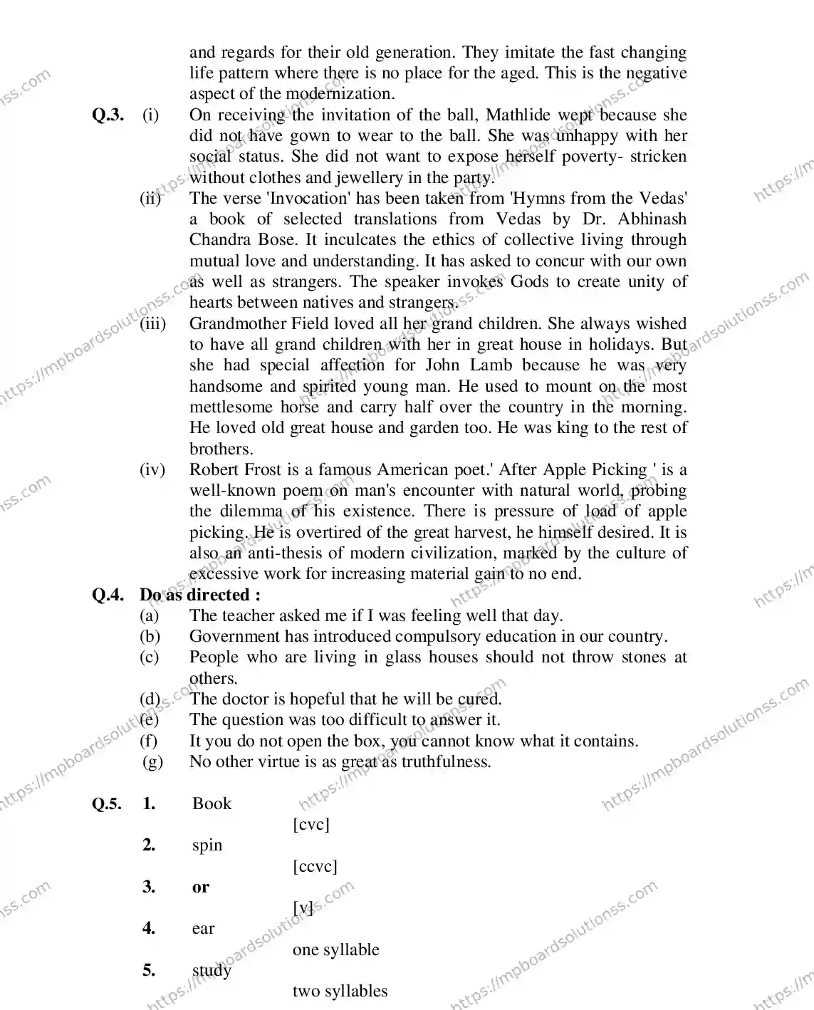 MP Board Class 12 ENGLISH-SPECIAL-356565 2018 Sample Paper Image 14