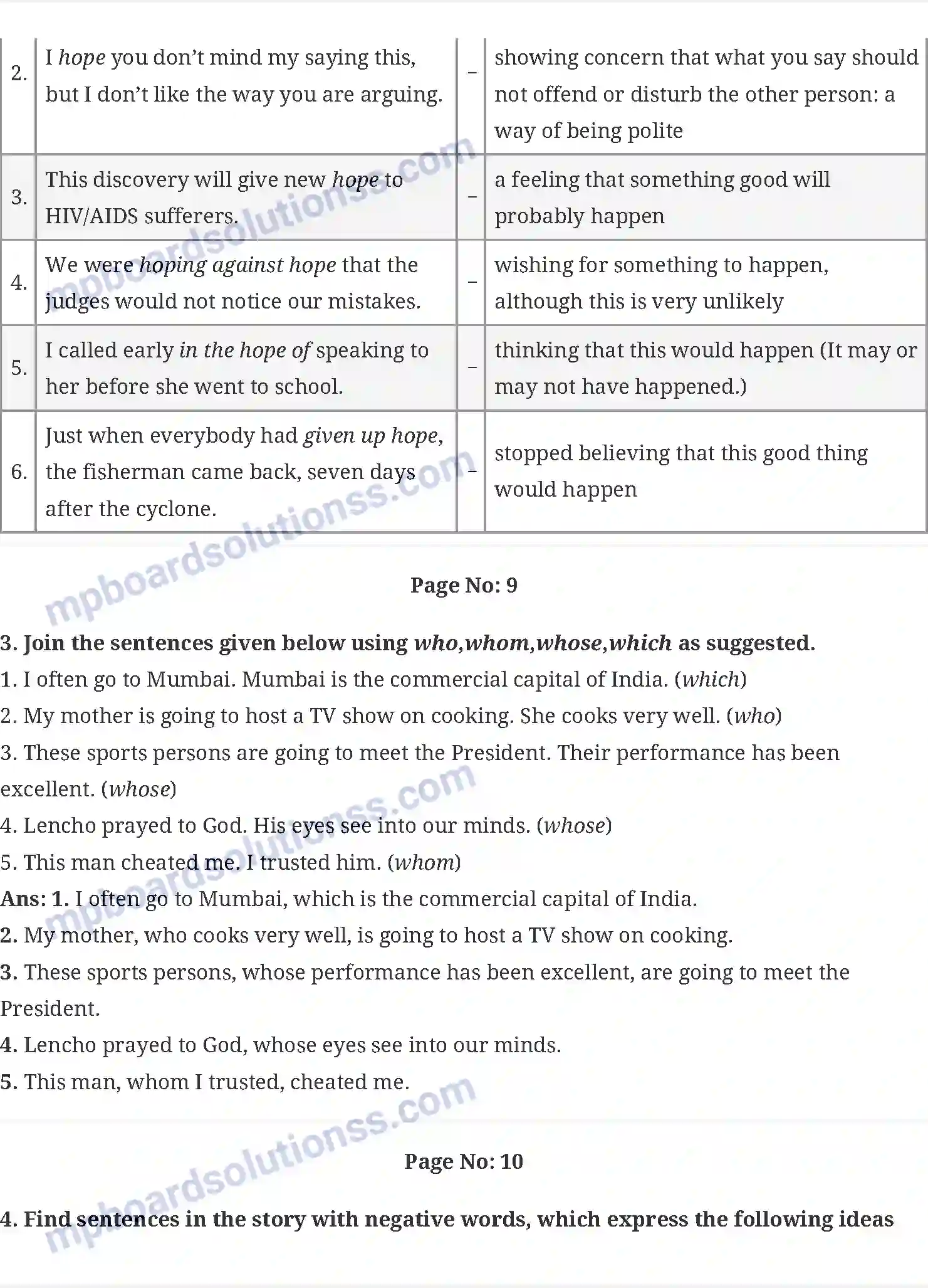 MP Board Book for Class 10 English A Letter to God Image 6