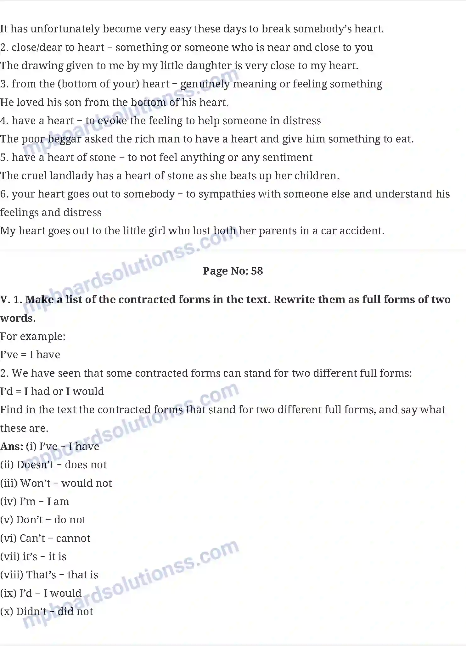 MP Board Book for Class 10 English From the Diary of Anne Frank Image 11