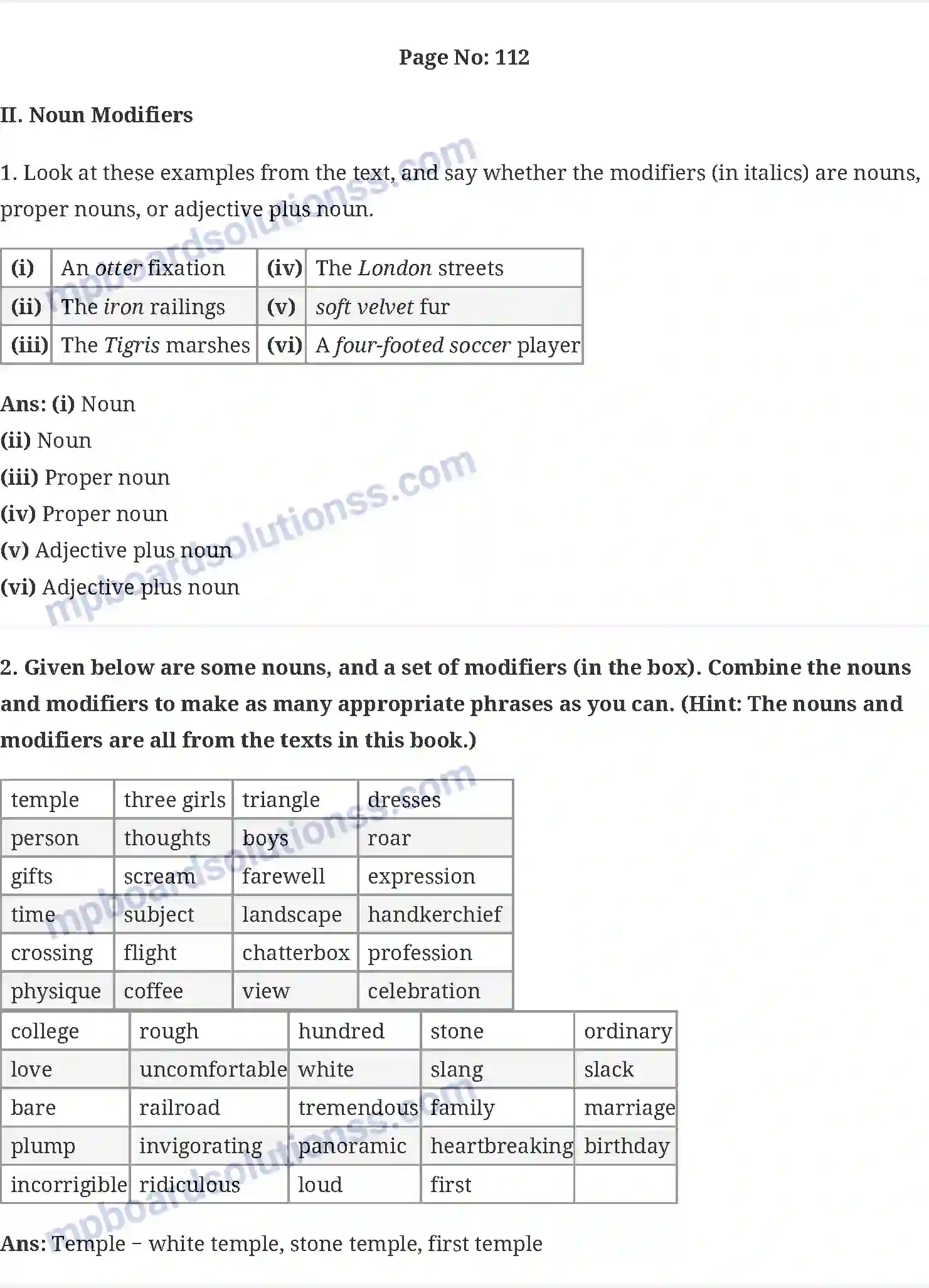 MP Board Book for Class 10 English Mijbil the Otter Image 7
