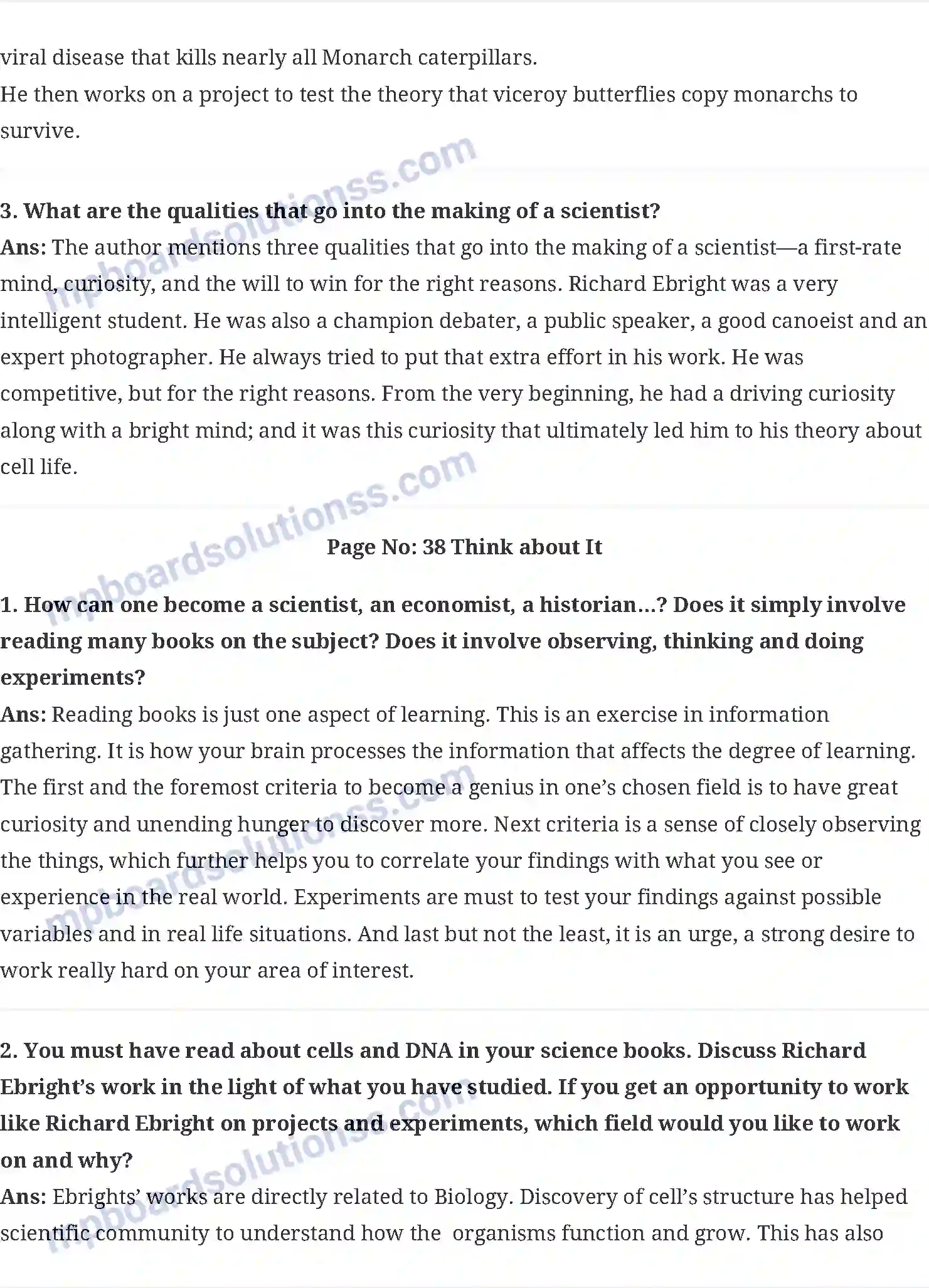 MP Board Book for Class 10 English The Making of a Scientist Image 2