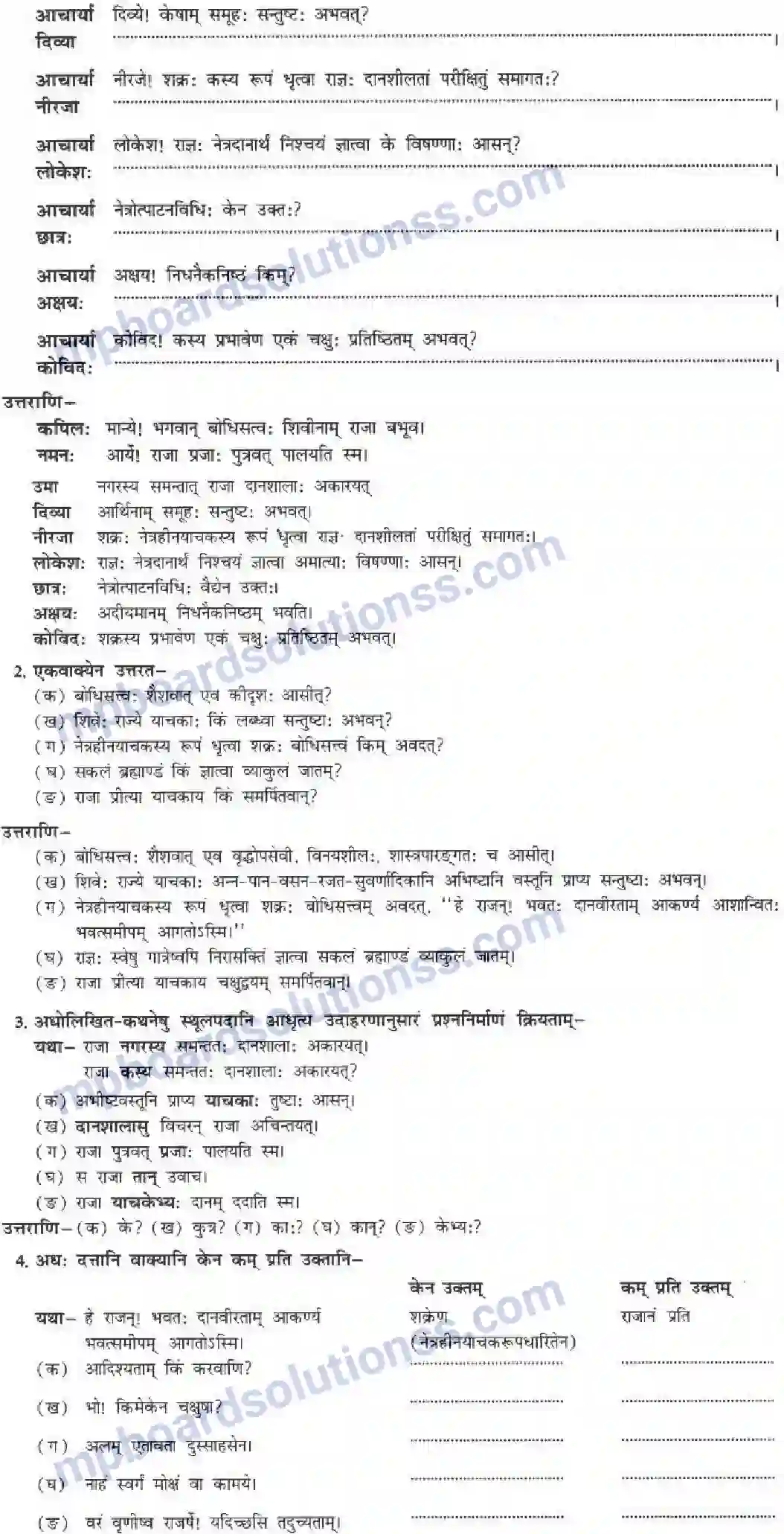 MP Board Book for Class 10 Hindi नास्ति त्यागसमम् सुखम् Image 11