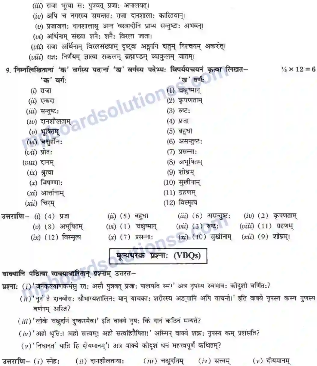 MP Board Book for Class 10 Hindi नास्ति त्यागसमम् सुखम् Image 17