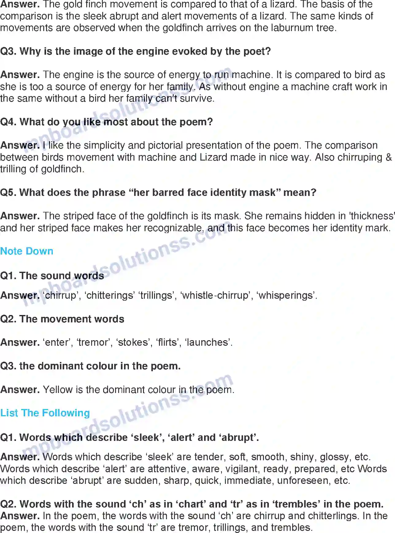 MP Board Book for Class 11 English Discovering Tut The Saga Continues Image 5