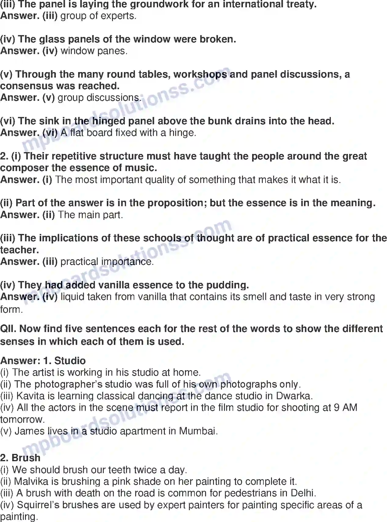 MP Board Book for Class 11 English Landscape of the Soul Image 3