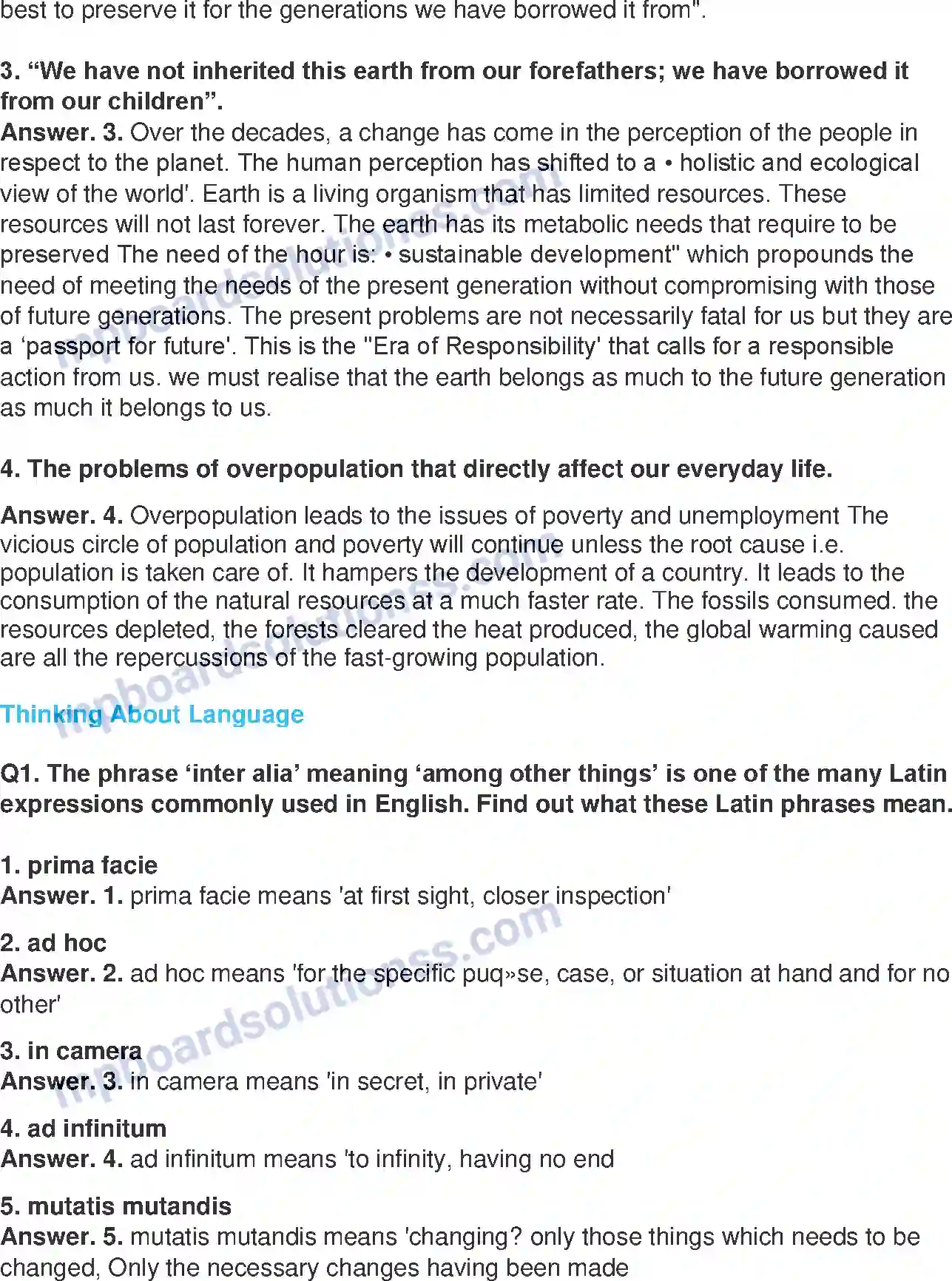 MP Board Book for Class 11 English The Ailing Planet the Green Movement’s Role Image 3