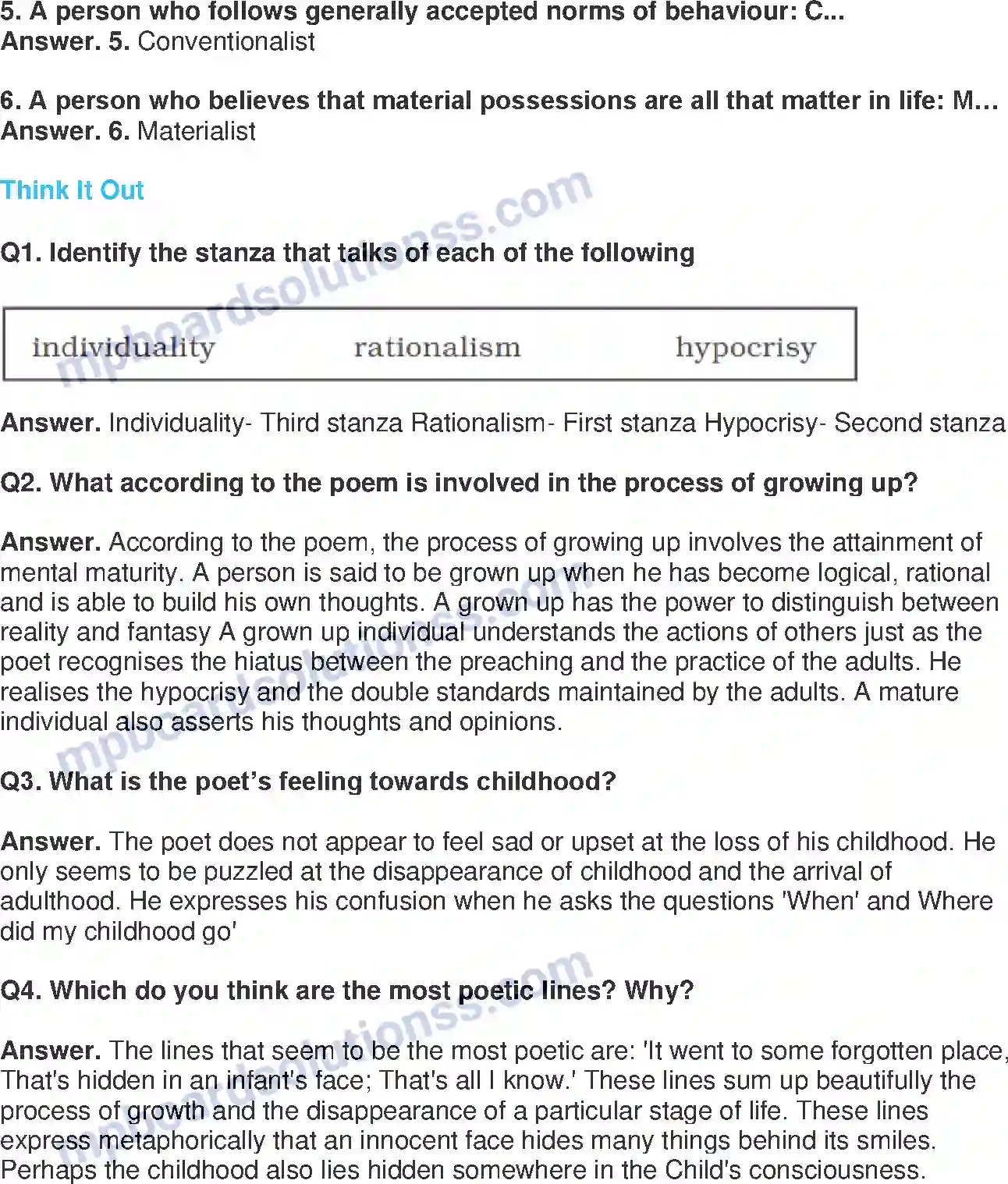 MP Board Book for Class 11 English The Browning Version Image 3