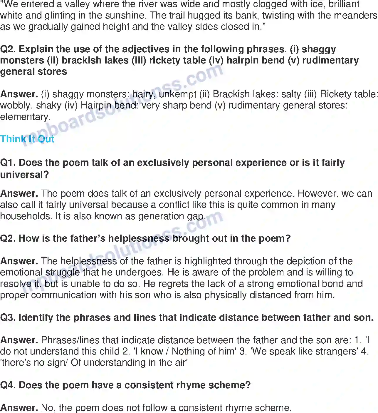 MP Board Book for Class 11 English Silk Road Image 4