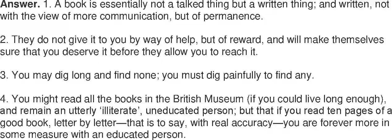 MP Board Book for Class 11 English What Is A Good Book - (Essays) Image 3