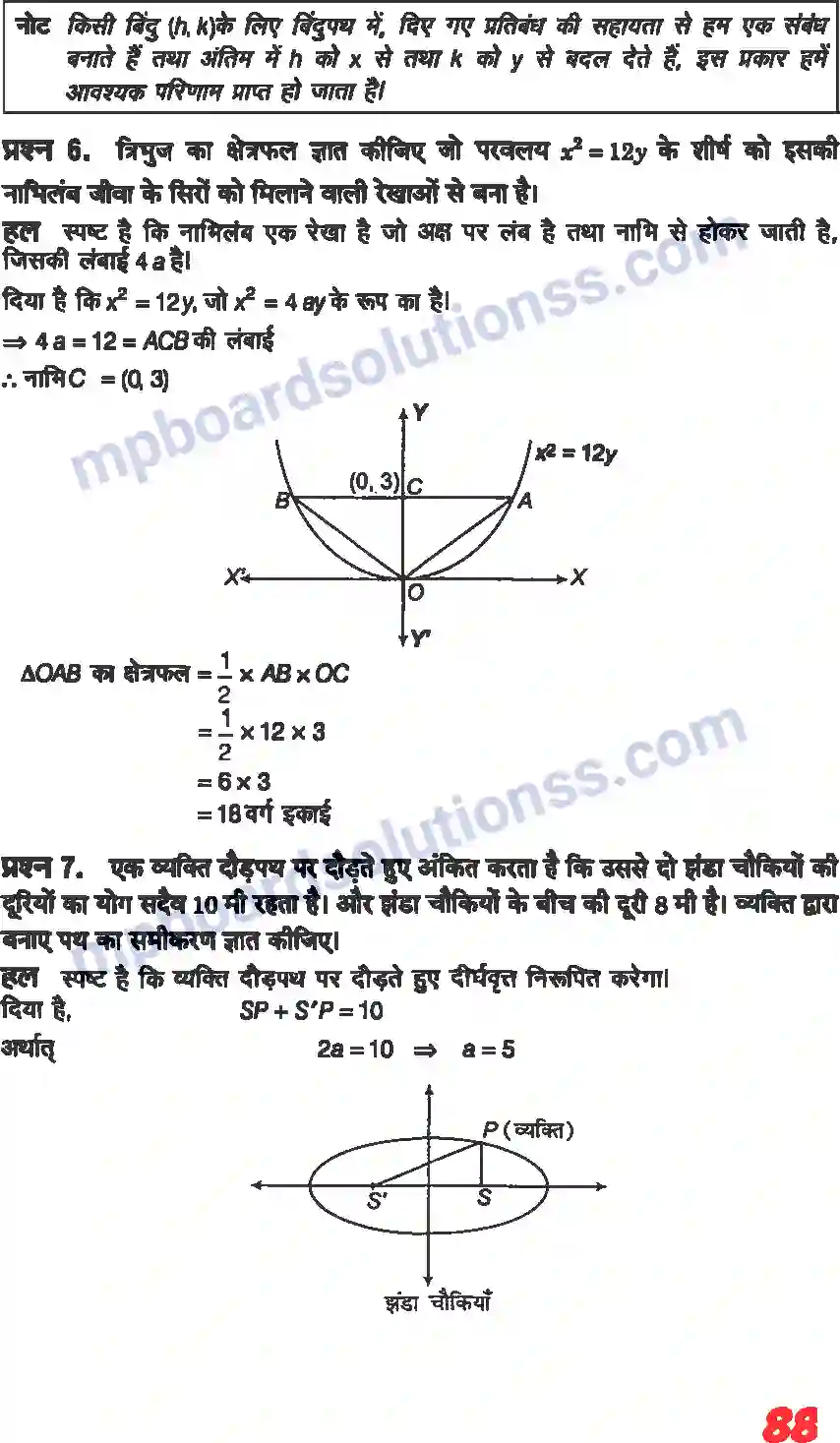 MP Board Book for Class 11 Maths शांकव परिच्छेदन Image 34