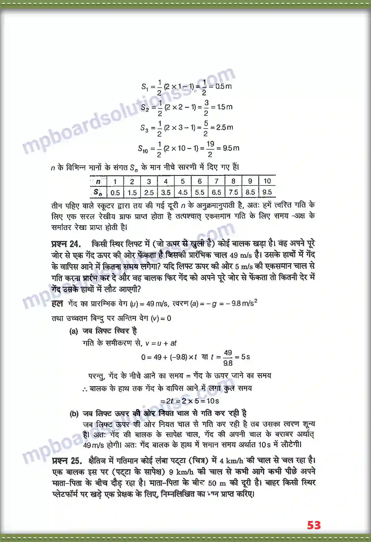 MP Board Book for Class 11 Physics सरल रेखा में गति Image 22