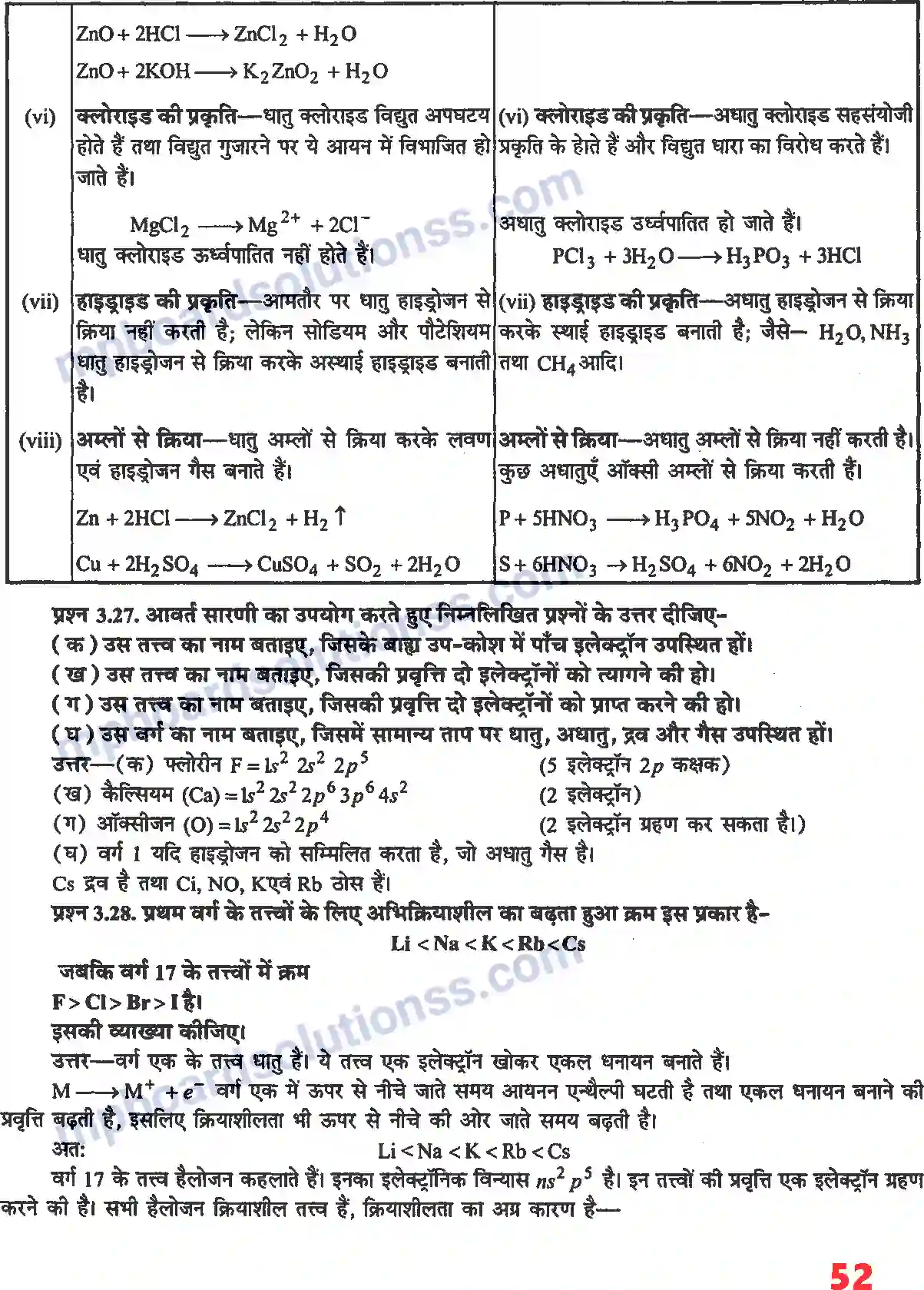 MP Board Book for Class 11 Chemistry तत्वों का वर्गीकरण तथा गुणधर्मो में आवर्तिता Image 9