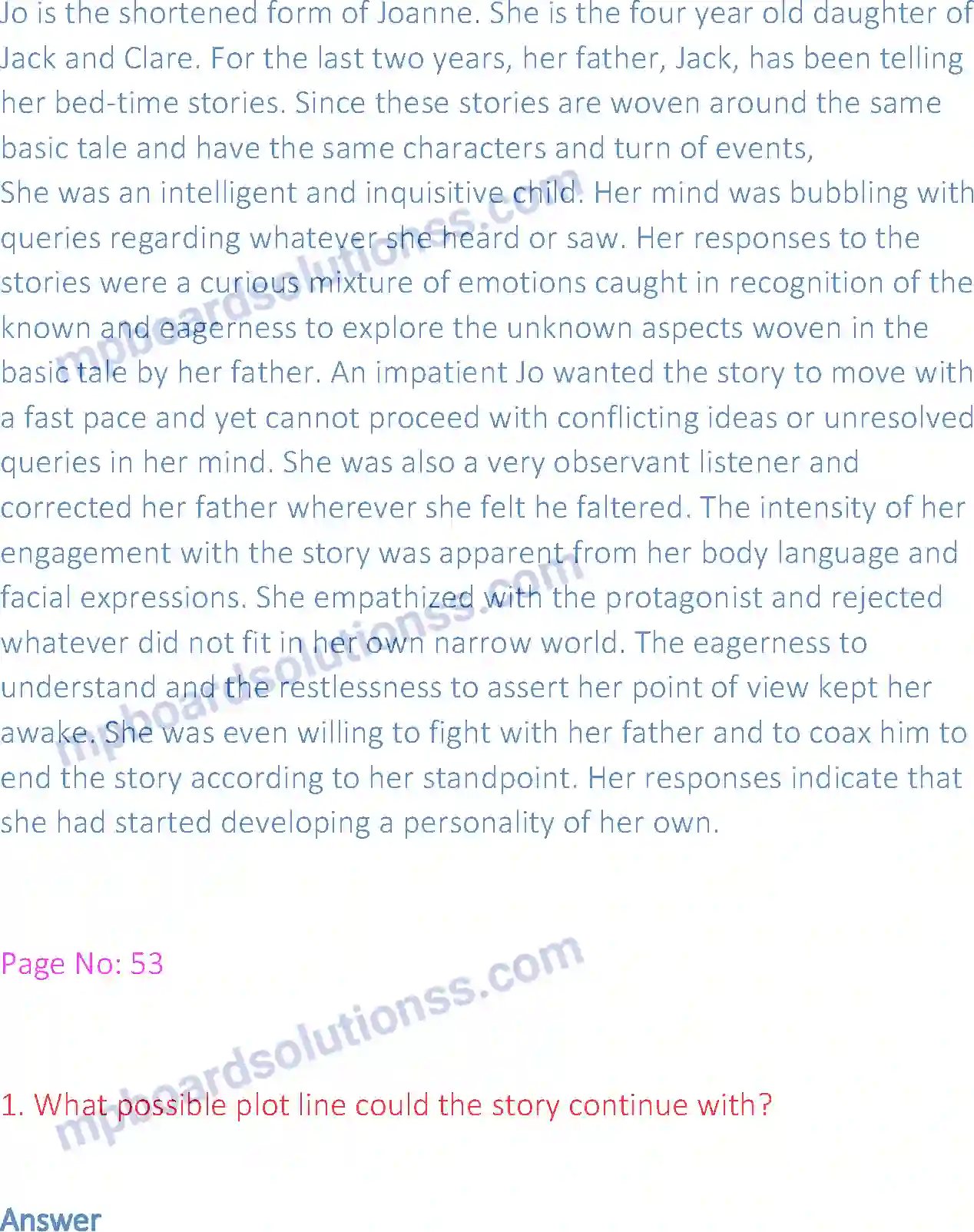 MP Board Book for Class 12 English Should Wizard hit Mommy Image 2