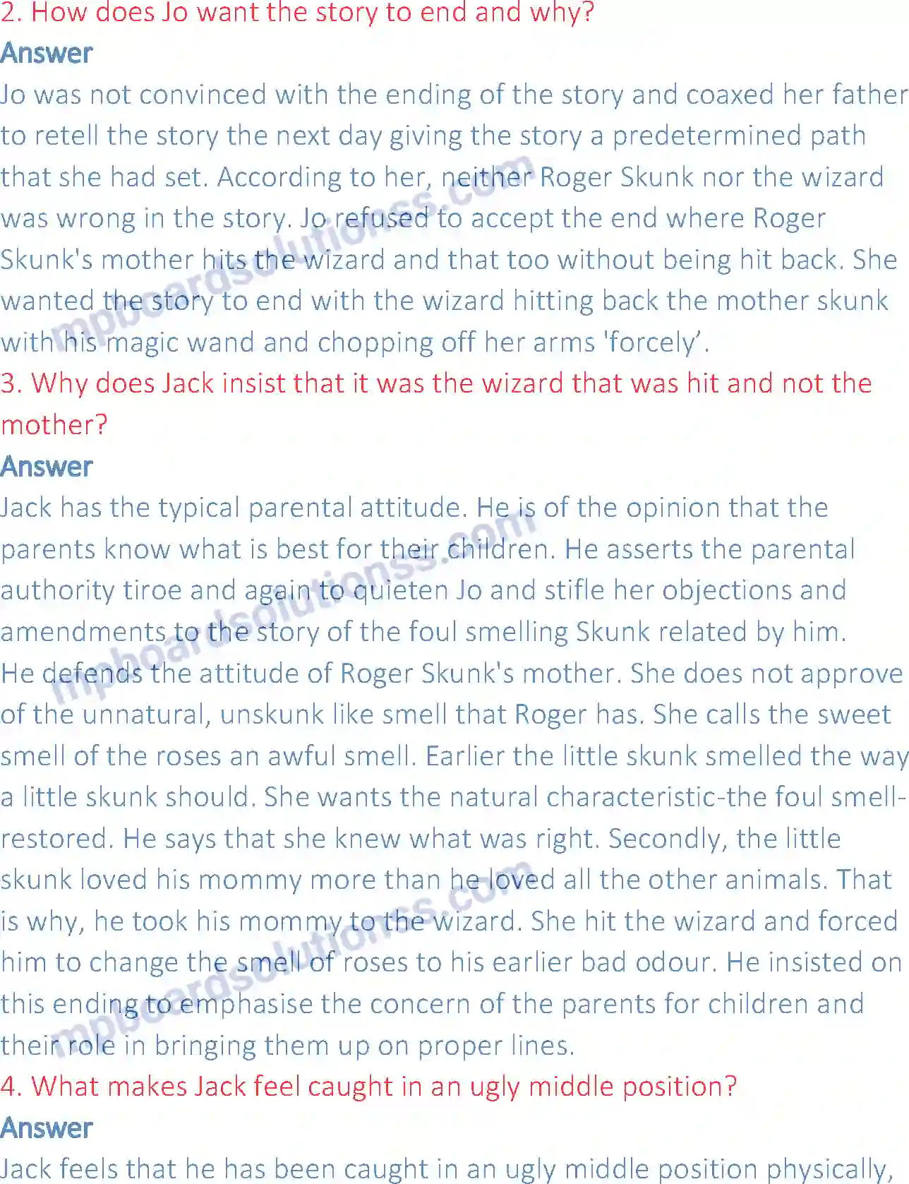 MP Board Book for Class 12 English Should Wizard hit Mommy Image 6