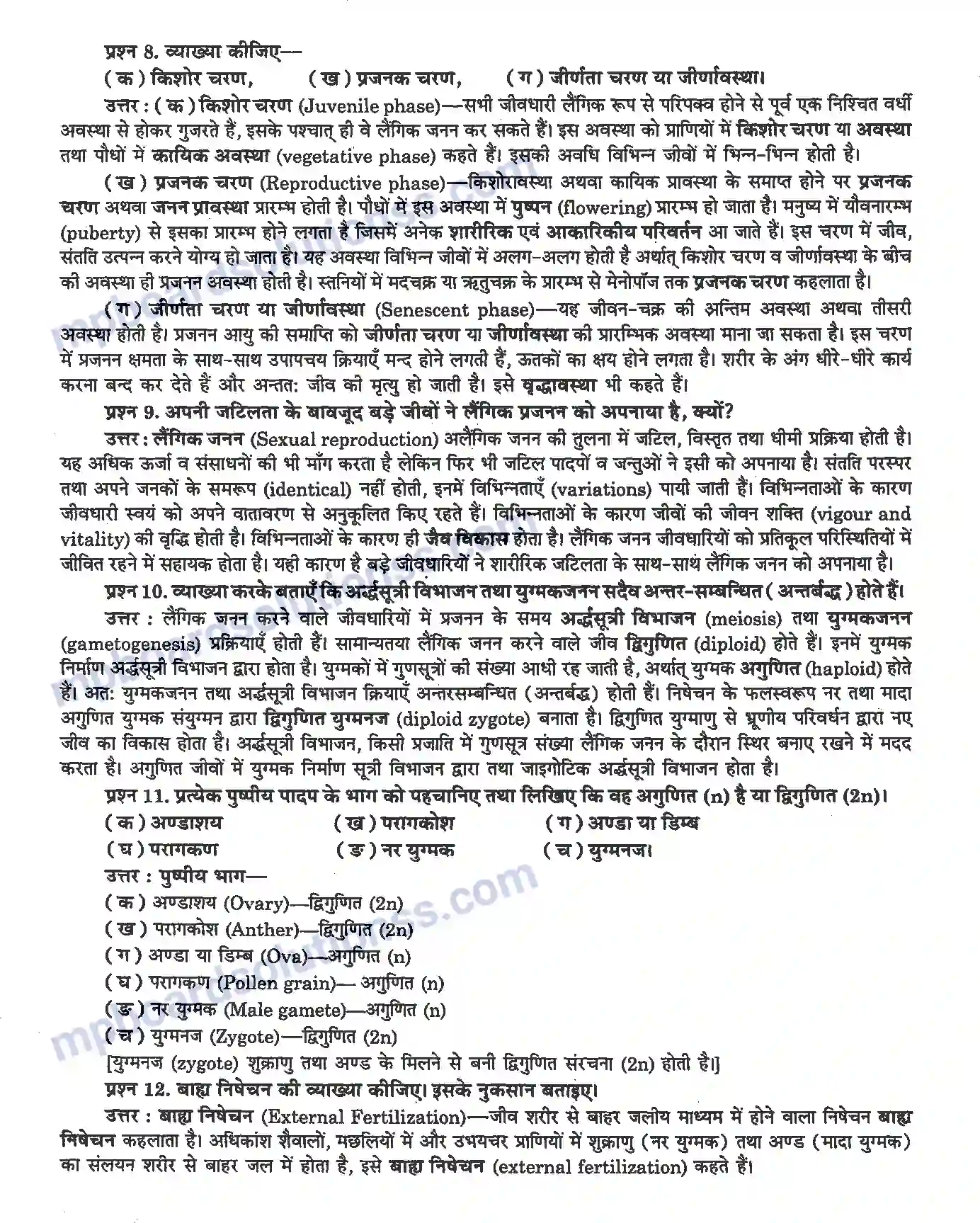 MP Board Book for Class 12 Biology जीवों में जनन Image 3