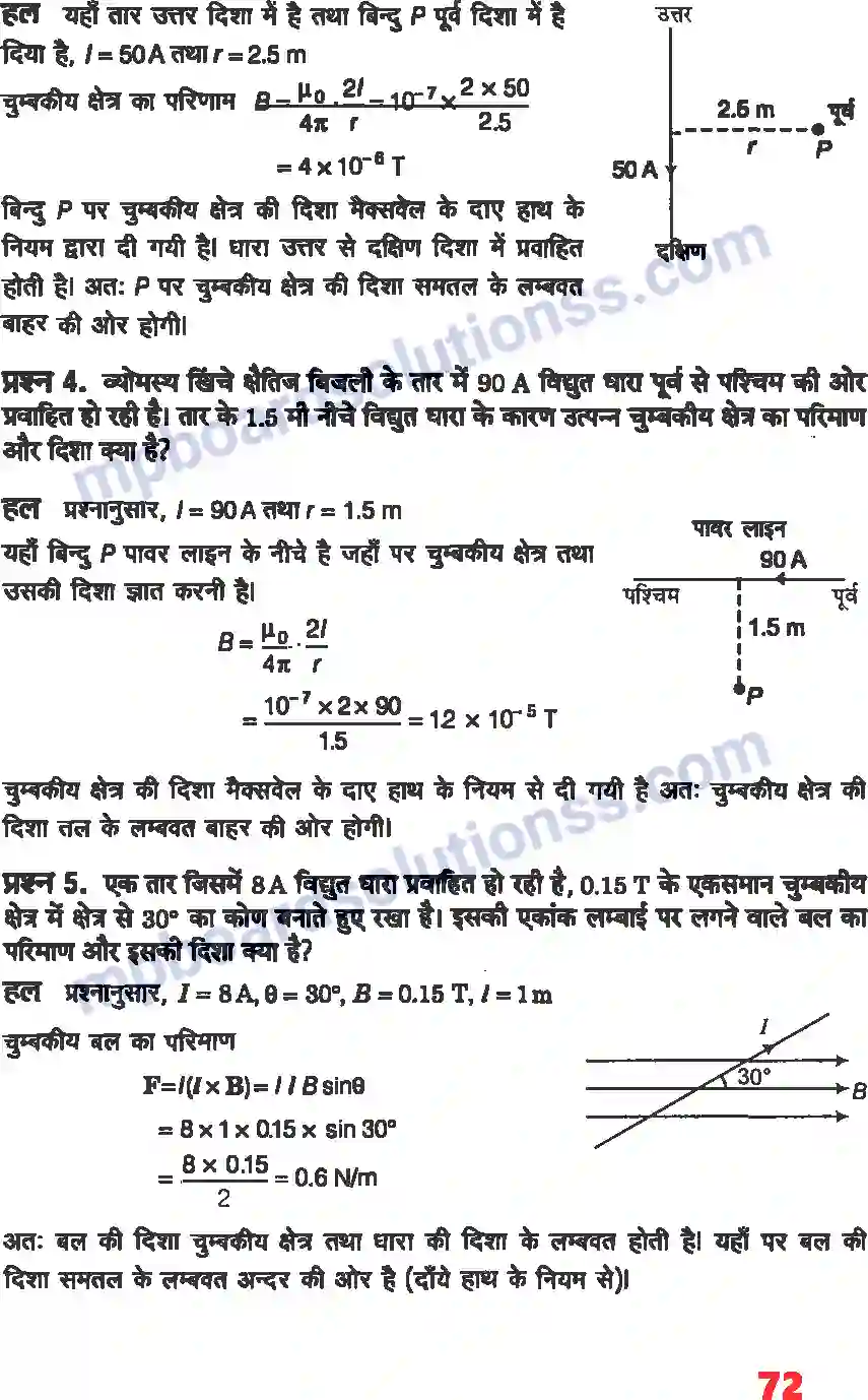 MP Board Book for Class 12 Physics गतिमान आवेश और चुंबकत्व Image 2