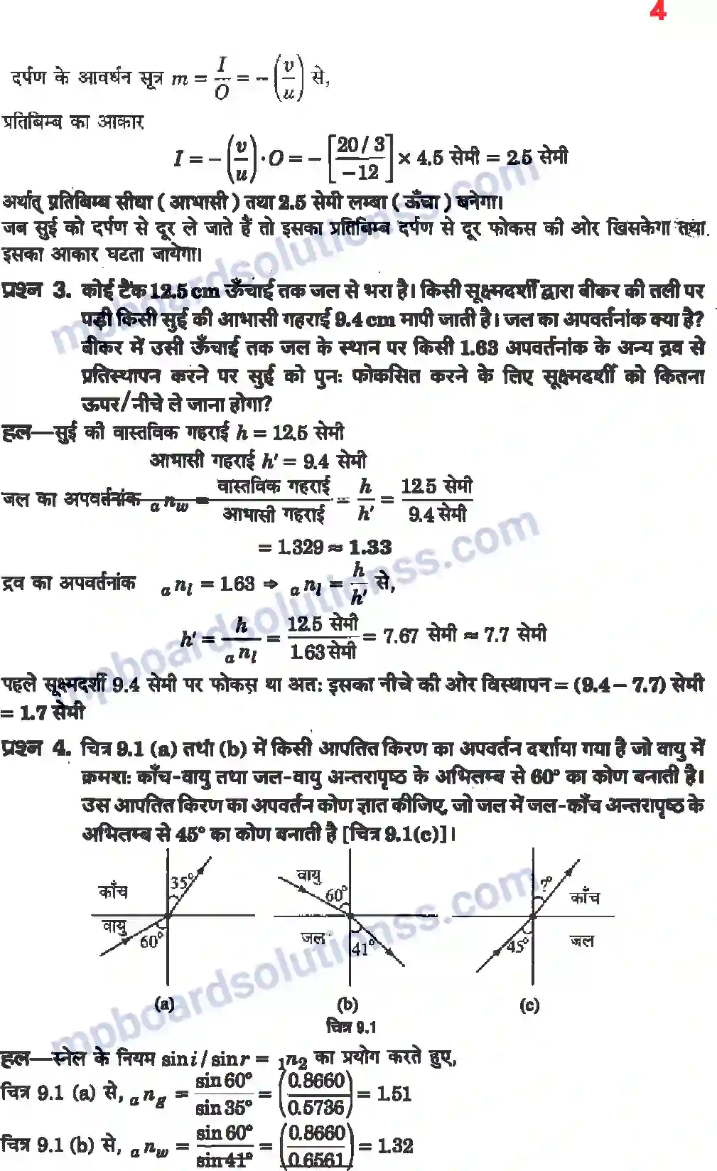 MP Board Book for Class 12 Physics किरण प्रकाशिकी एवं प्रकाशिक यंत्र Image 2