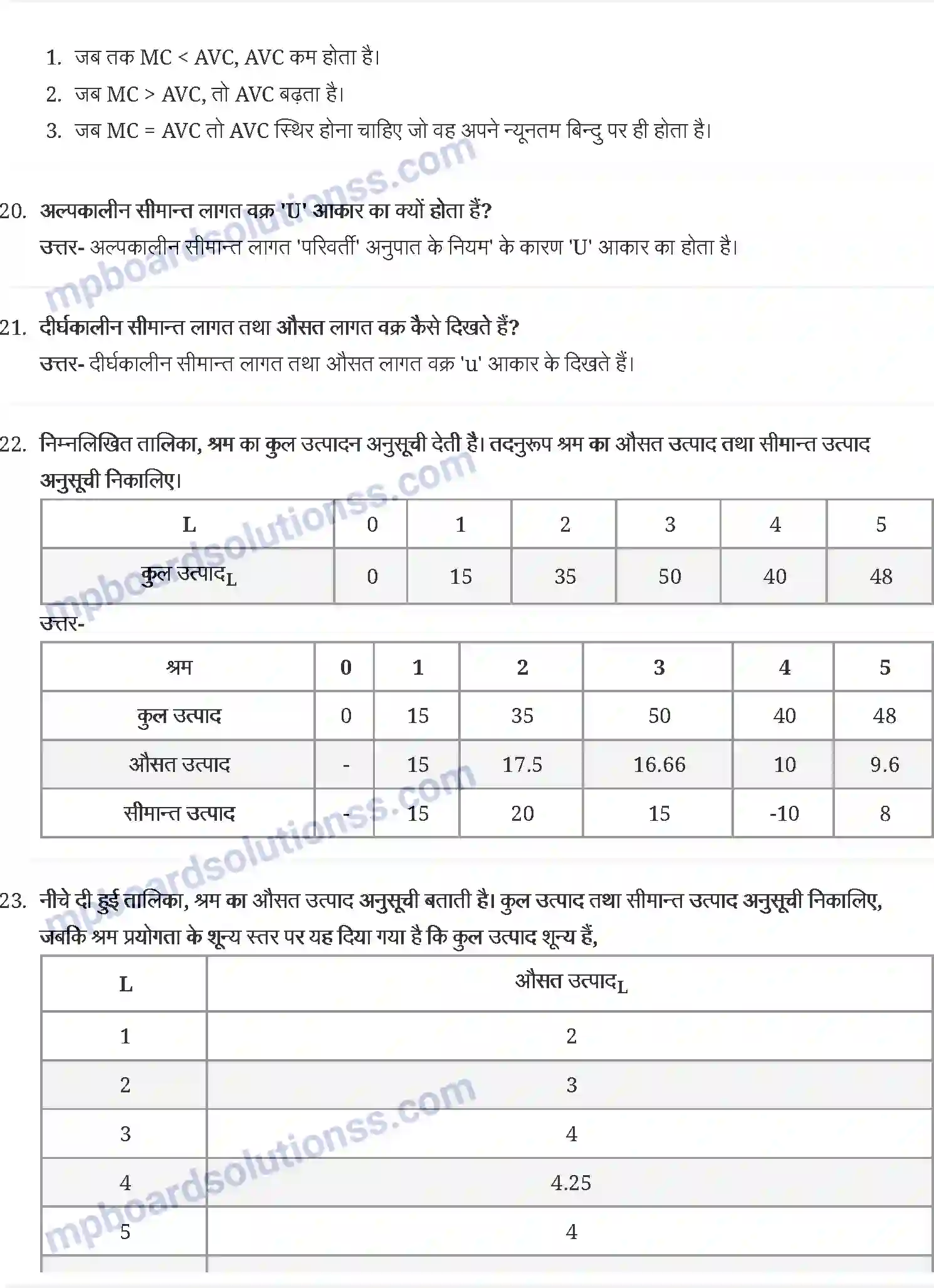 MP Board Book for Class 12 Economics उत्पादन और लागत Image 7