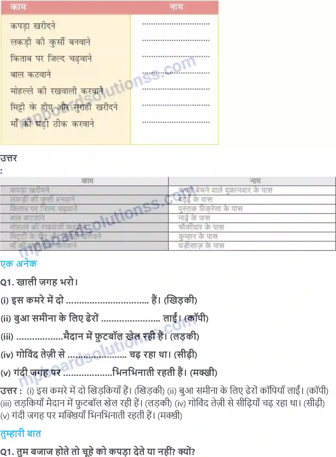 MP Board Book for Class 2 Hindi नटखट चूहा Image 3