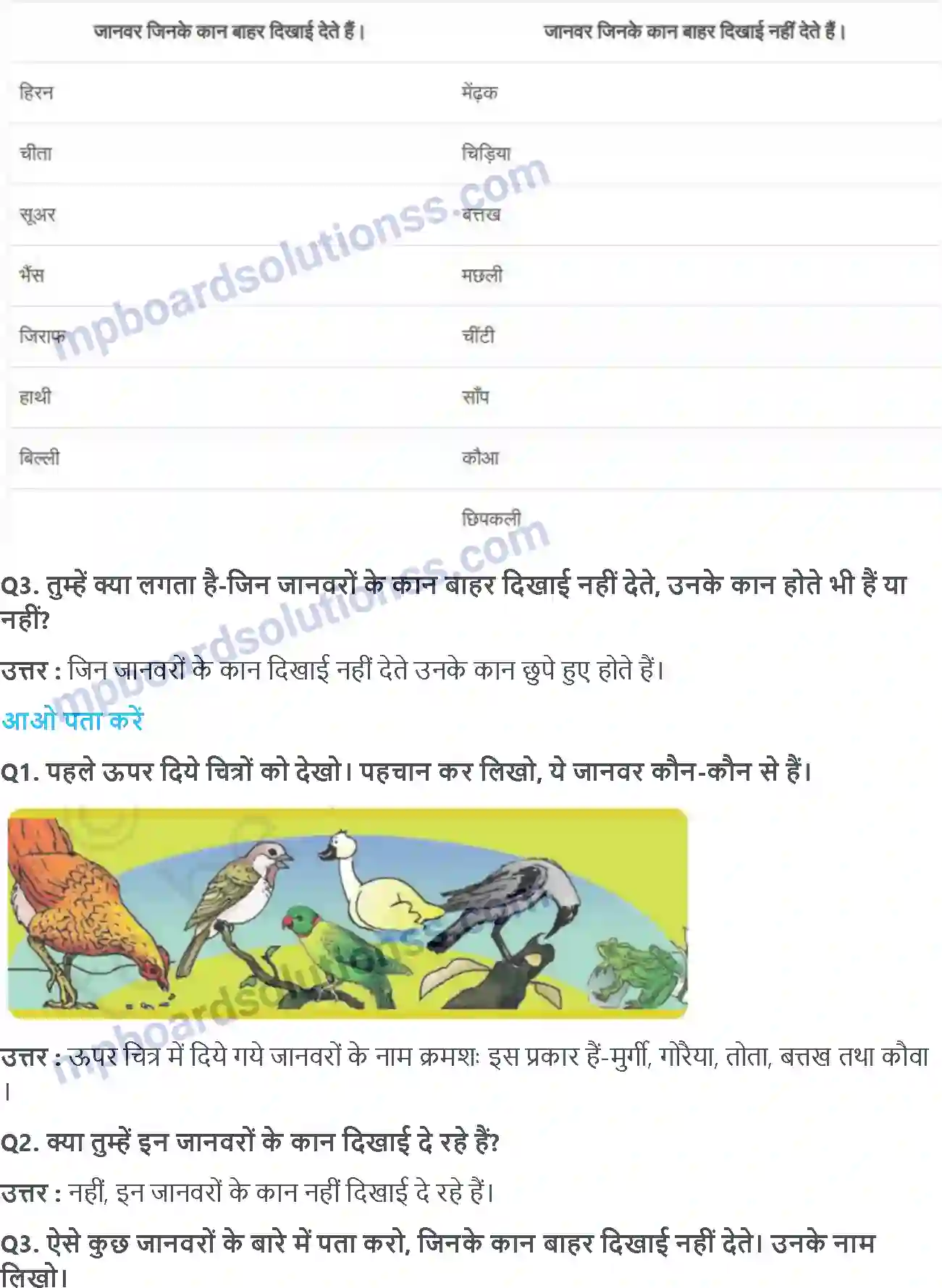 MP Board Book for Class 4 EVS कान-कान मे Image 2