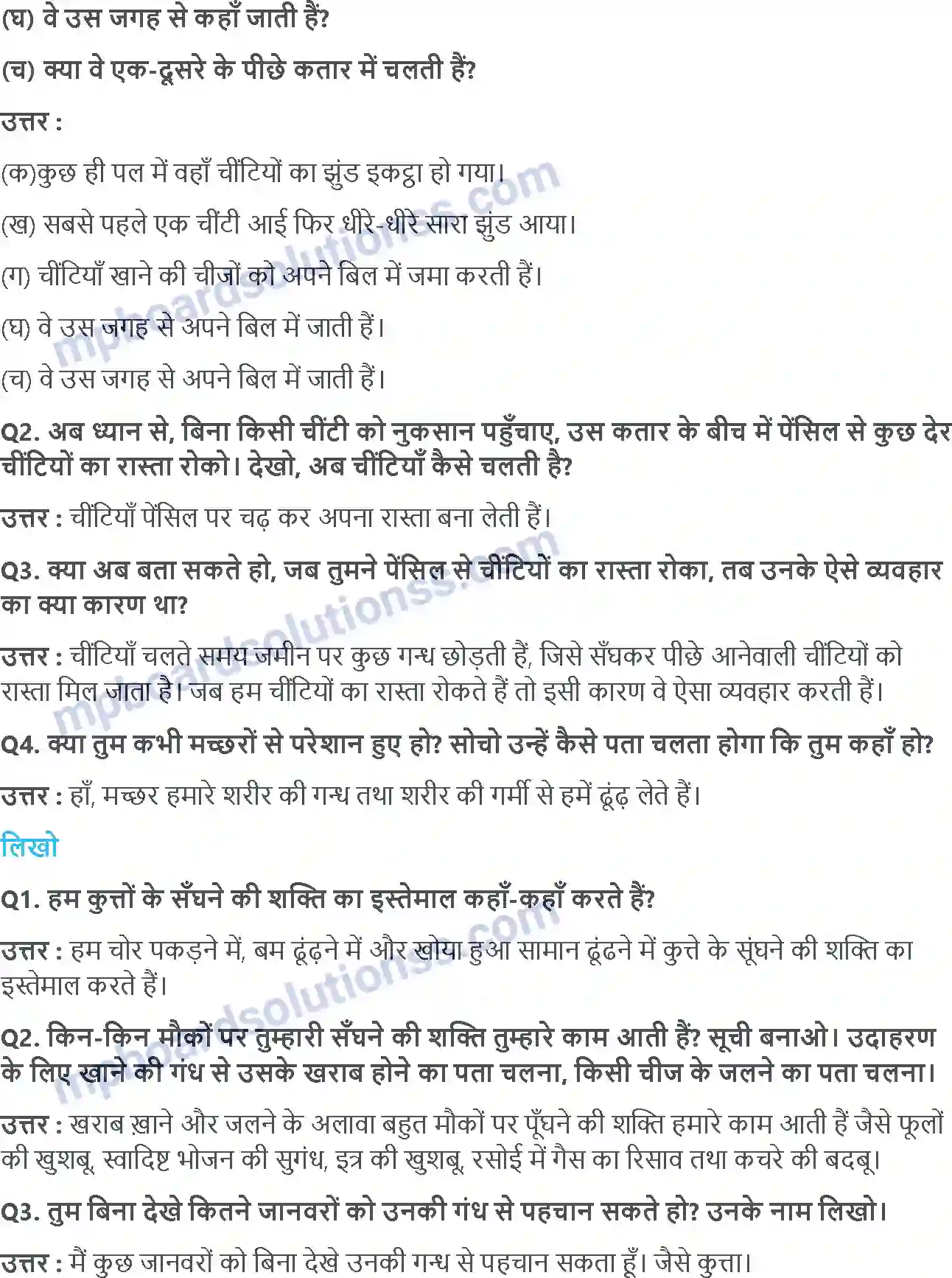 MP Board Book for Class 5 EVS कैसे पहचाना चींटी ने दोस्त को Image 2