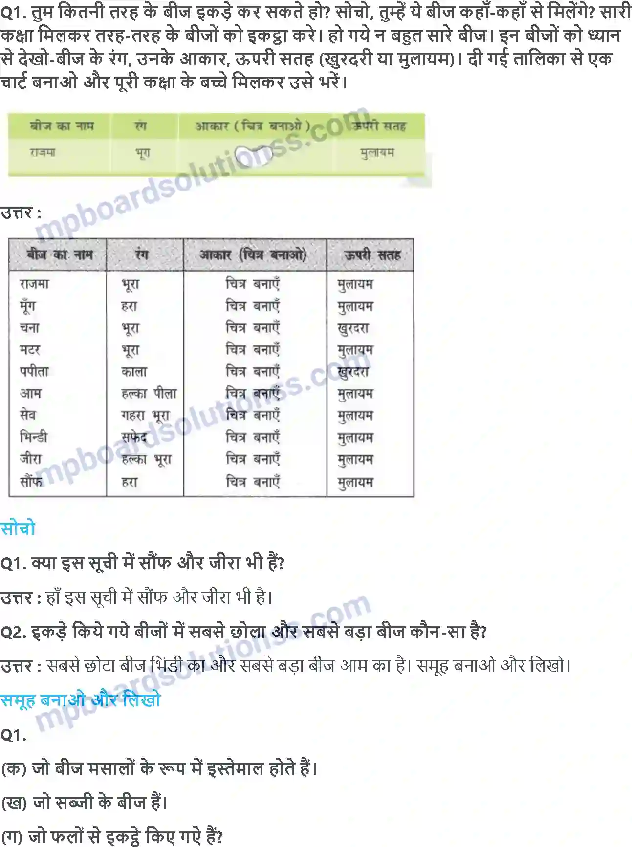 MP Board Book for Class 5 EVS बीज ,बीज ,बीज Image 5