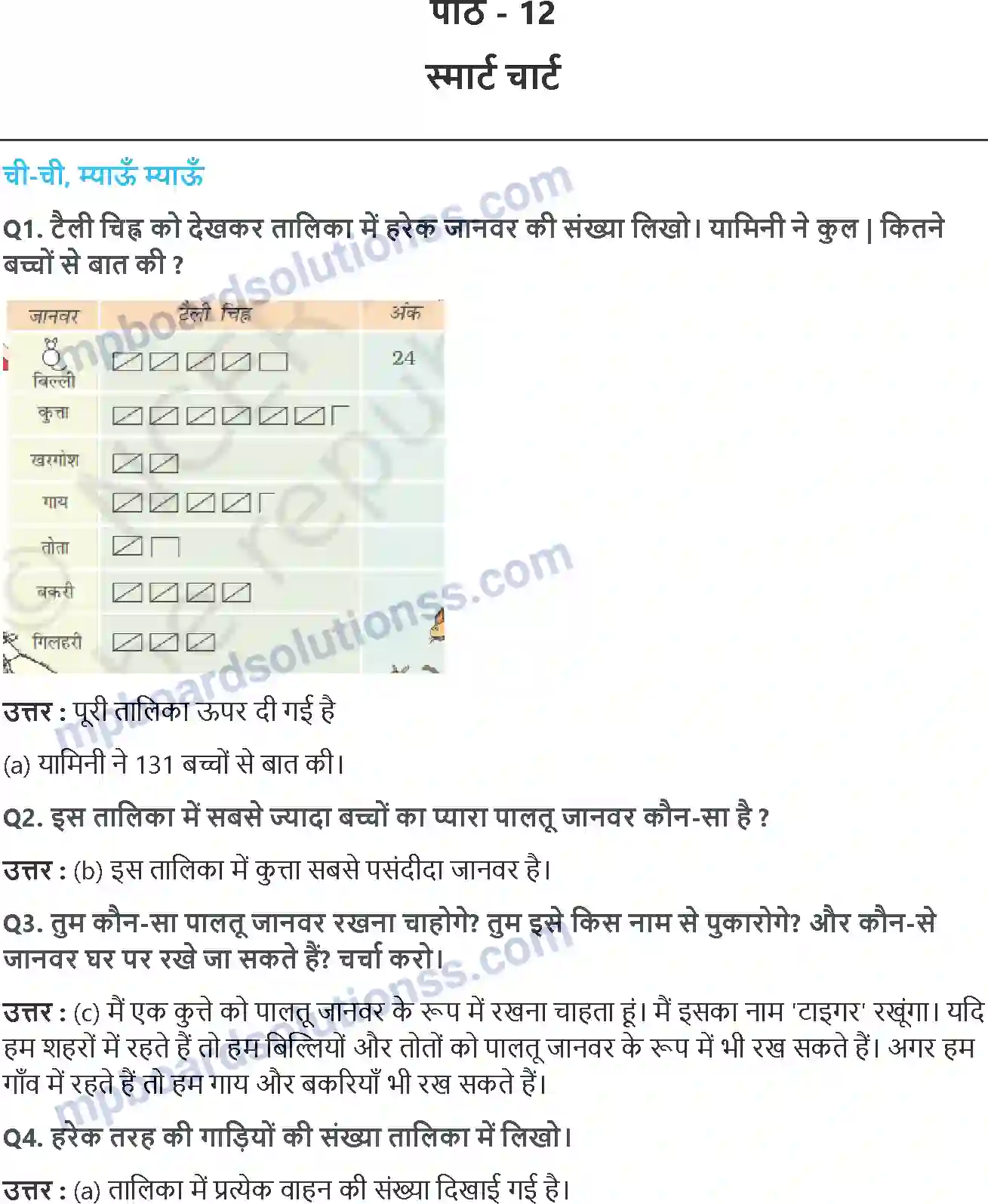 MP Board Book for Class 5 Maths स्मार्ट चार्ट Image 1