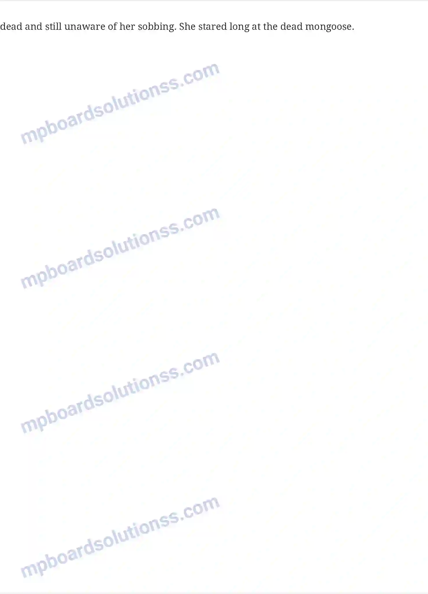 MP Board Book for Class 6 English The Friendly Mongoose Image 2