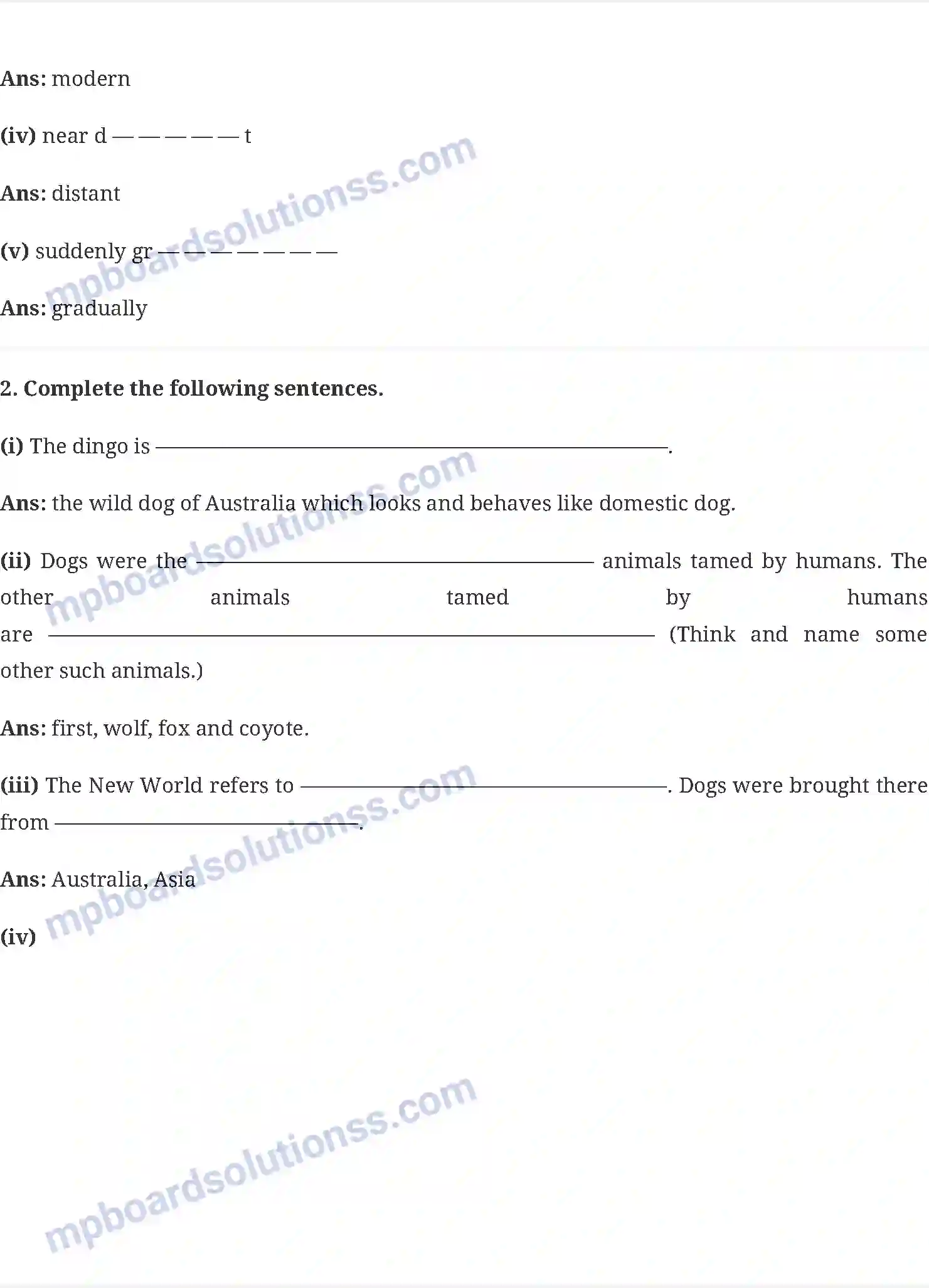 MP Board Book for Class 6 English How the Dog Found Himself a Master Image 6