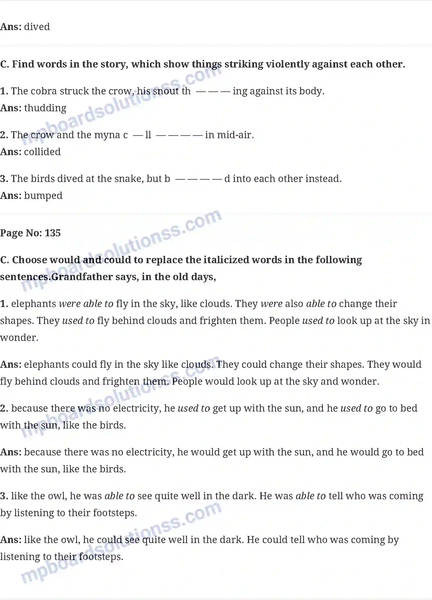 MP Board Book for Class 6 English The Banyas Tree Image 5