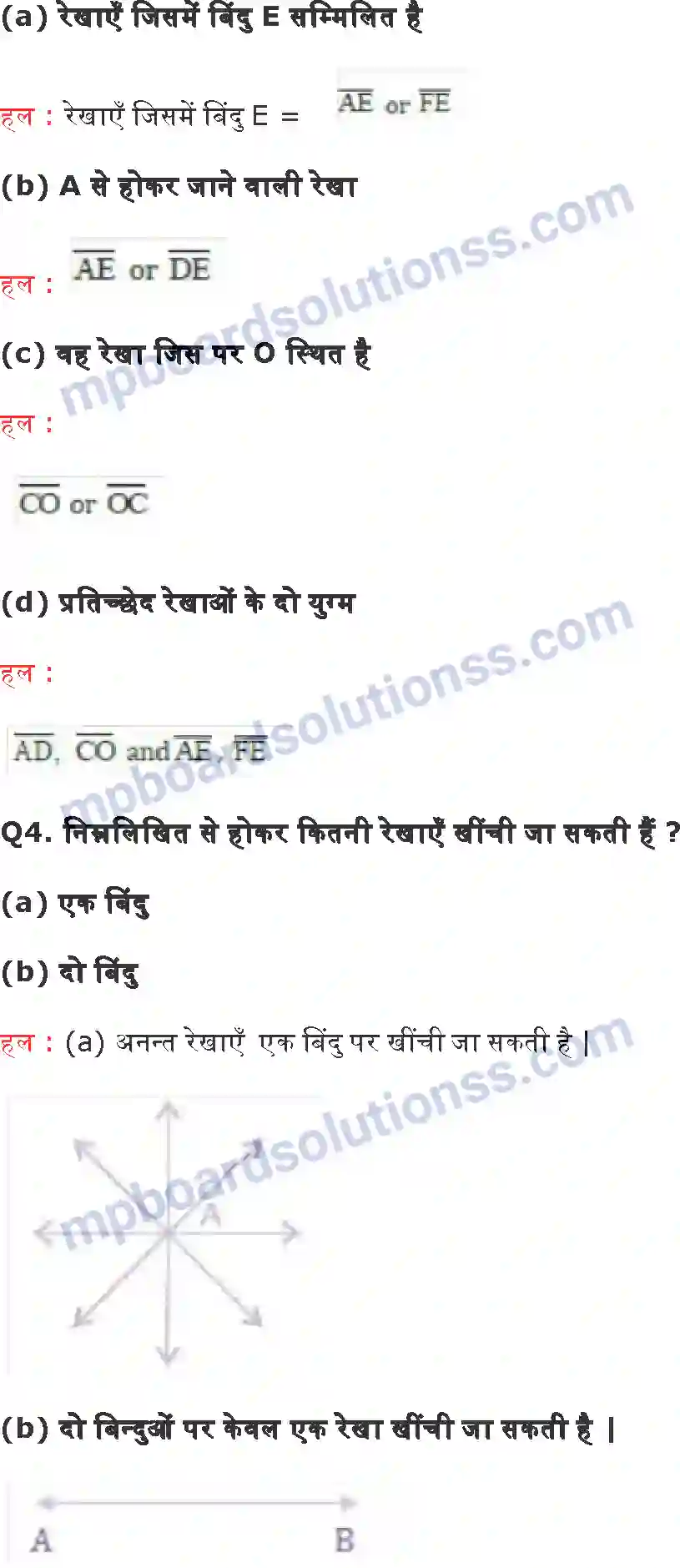 MP Board Book for Class 6 Maths आधरभूत ज्यामितीय अवधरणाएँ Image 2